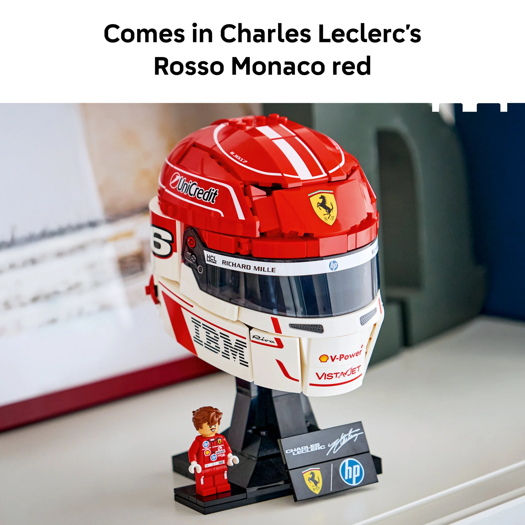 LEGO 43014 Editions Formula 1 Scuderia Ferrari HP Charles Leclerc Helmet - Image 5