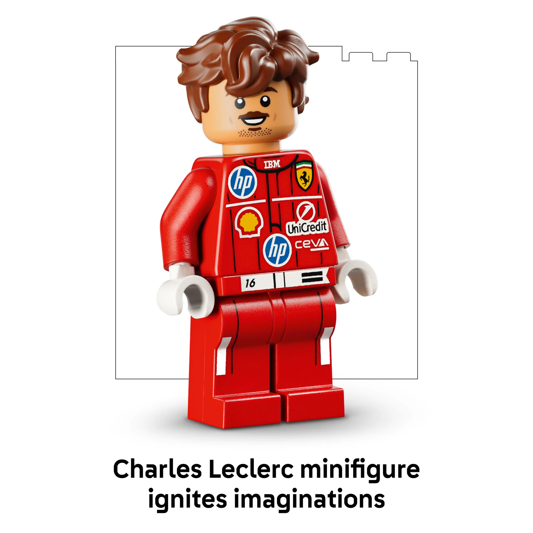 LEGO 43014 Editions Formula 1 Scuderia Ferrari HP Charles Leclerc Helmet - Image 7