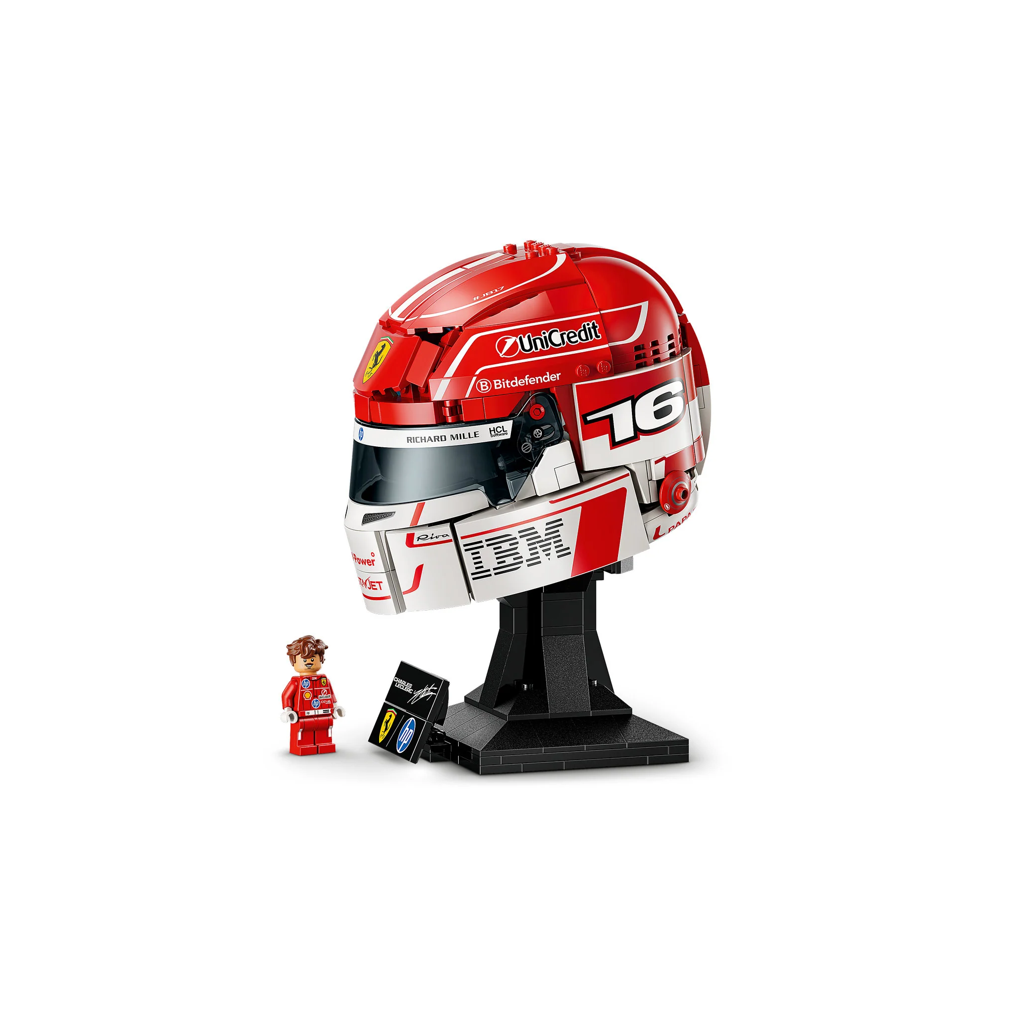 LEGO 43014 Editions Formula 1 Scuderia Ferrari HP Charles Leclerc Helmet - Image 9