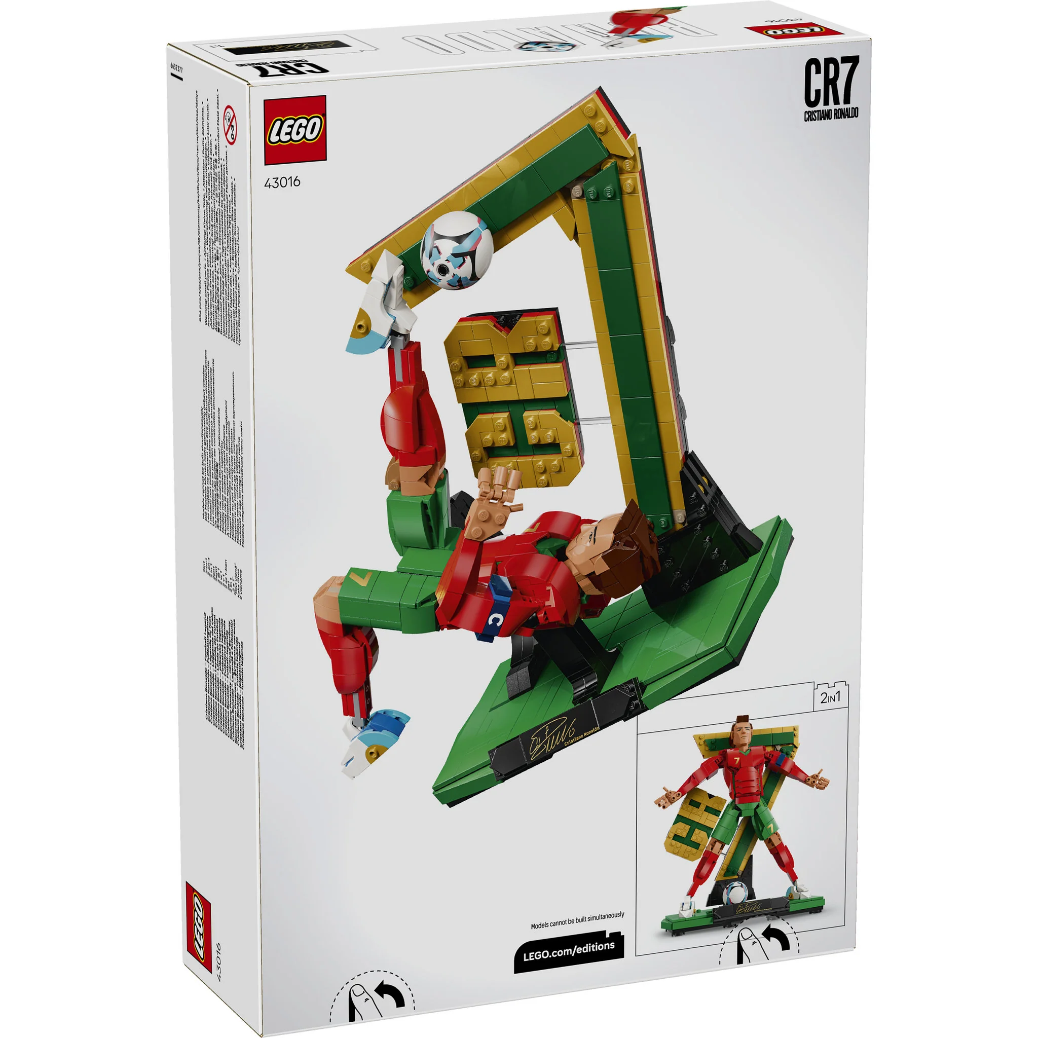 LEGO 43016 Editions Football Cristiano Ronaldo - Soccer Legend - Image 3