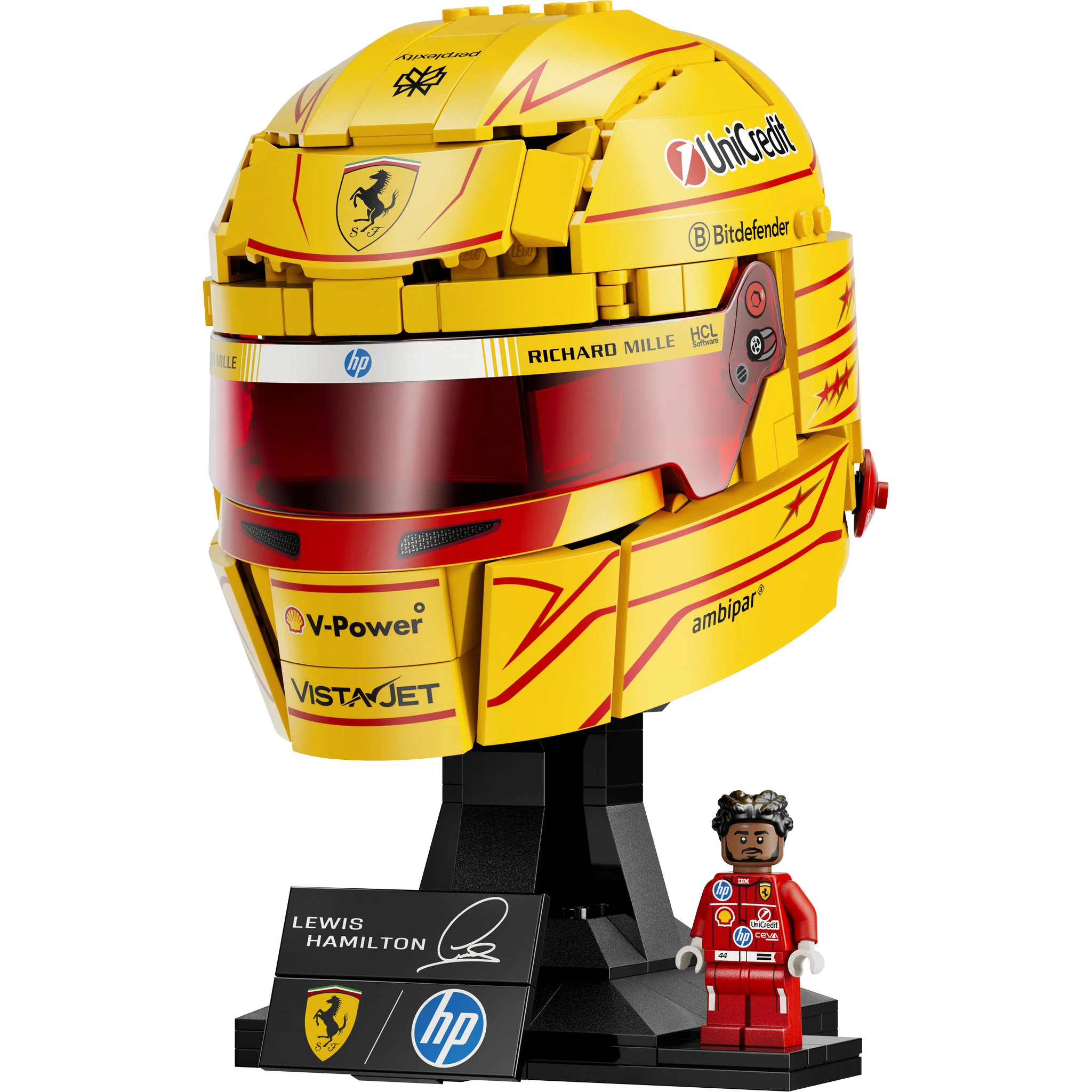 LEGO 43022 Editions Scuderia Ferrari HP Lewis Hamilton Helmet - Image 3
