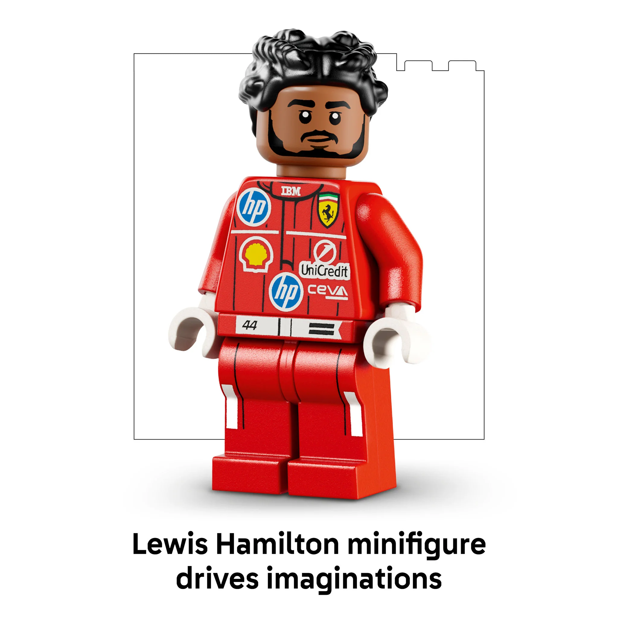 LEGO 43022 Editions Scuderia Ferrari HP Lewis Hamilton Helmet - Image 7