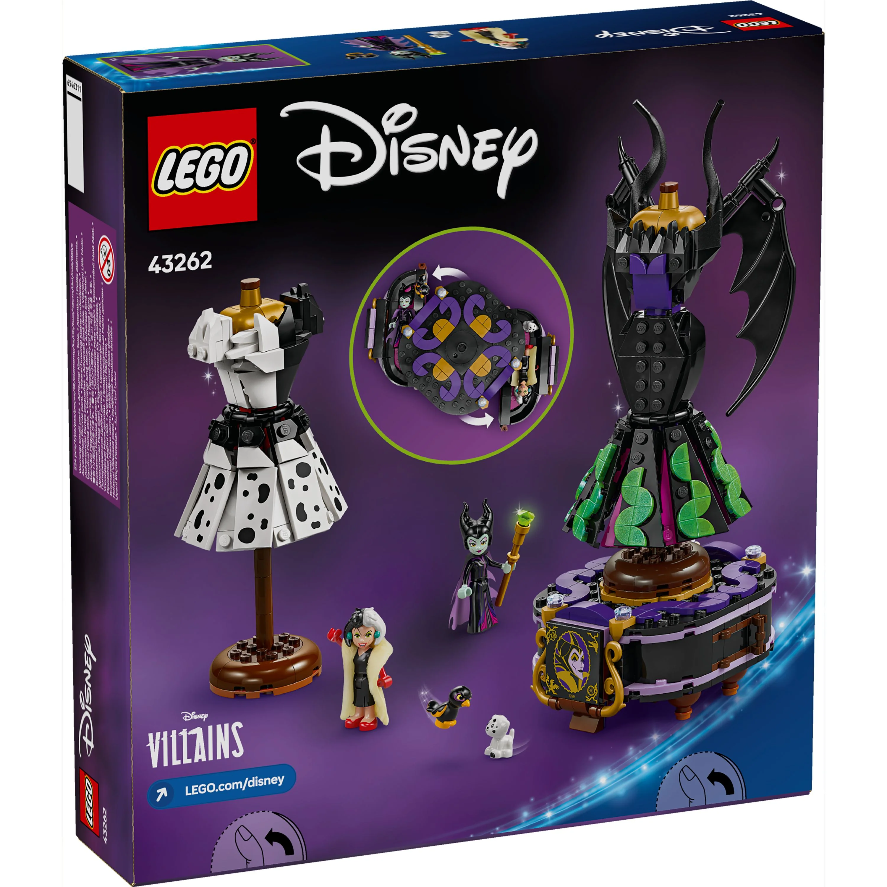 LEGO 43262 Disney Villains Maleficent’s & Cruella De Vil’s Dresses - Image 10