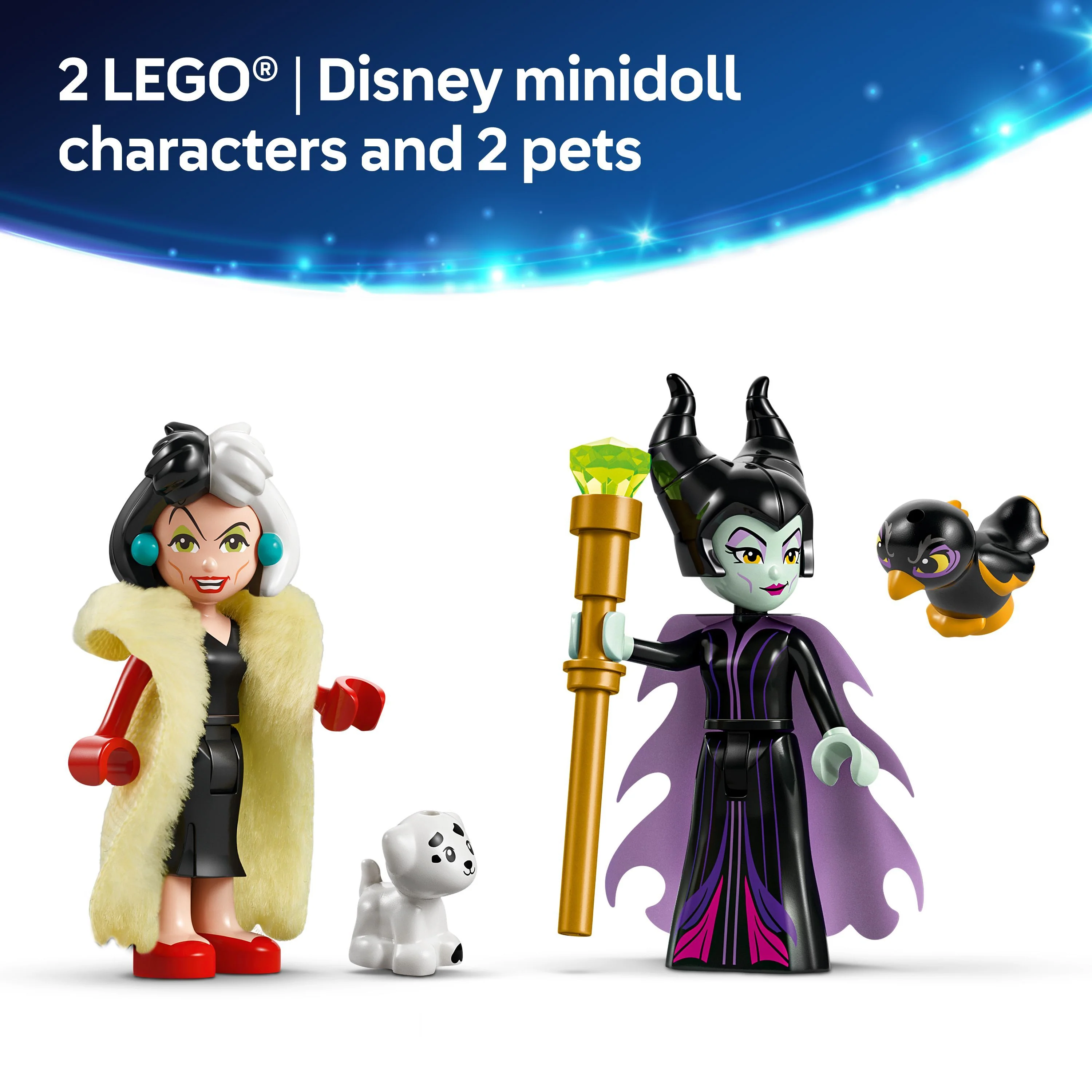 LEGO 43262 Disney Villains Maleficent’s & Cruella De Vil’s Dresses - Image 8