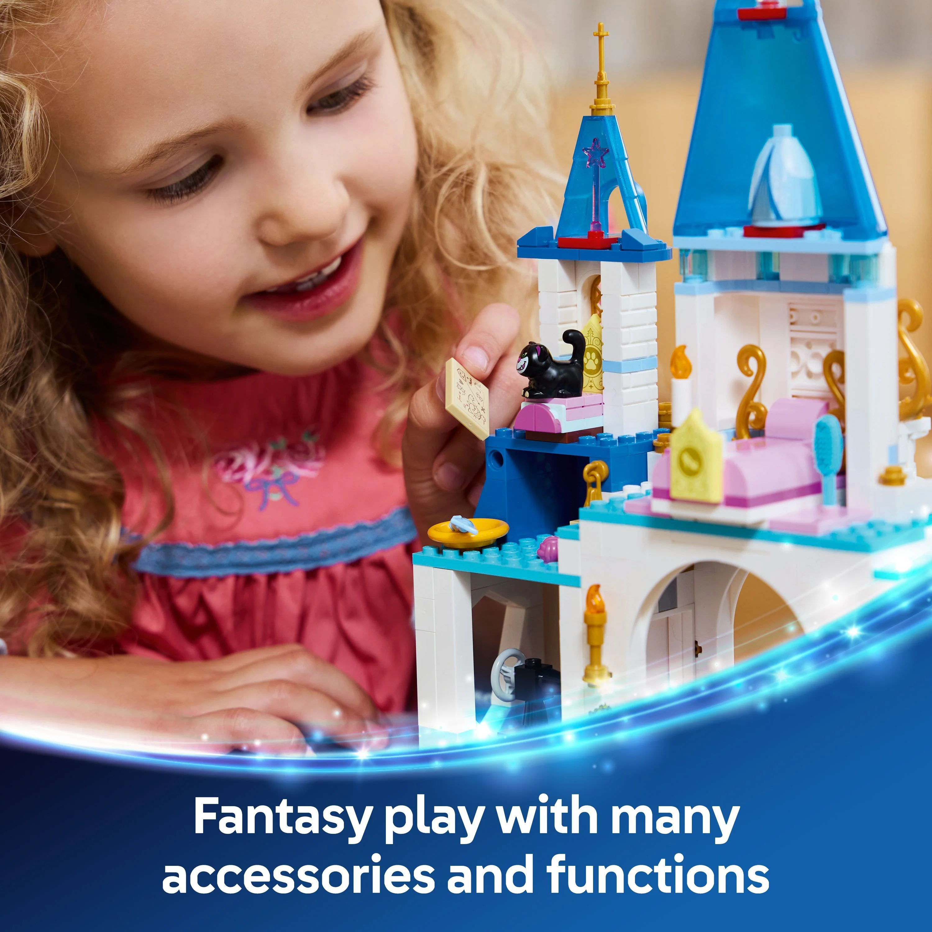 LEGO 43275 Disney Princess Cinderella’s Castle & Horse Carriage - Image 5