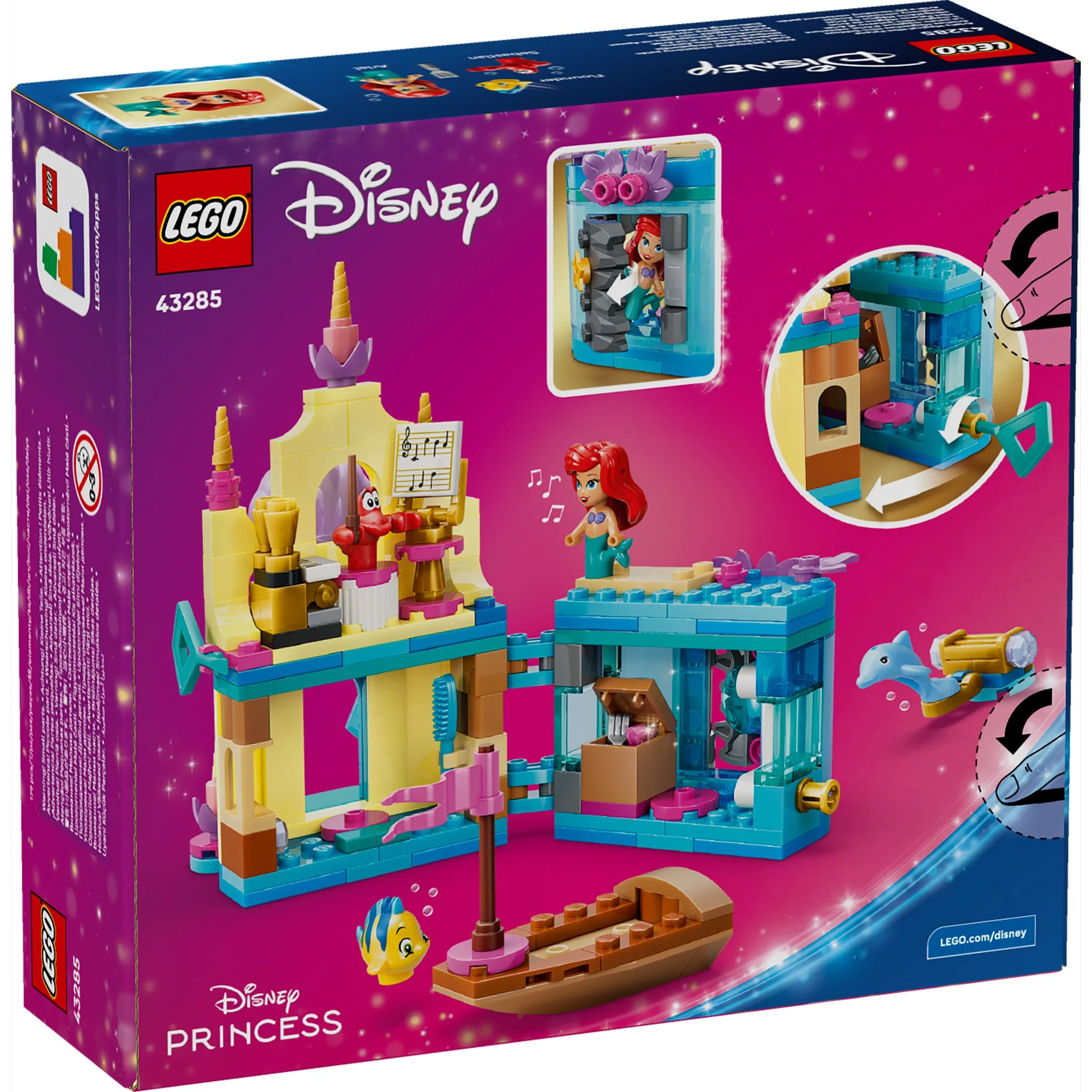 LEGO 43285 Disney Princess Ariel’s Magical Mini Palace - Image 10