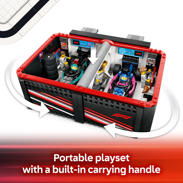 LEGO 60444 City F1 Garage & Mercedes-AMG & Alpine Cars - Image 6