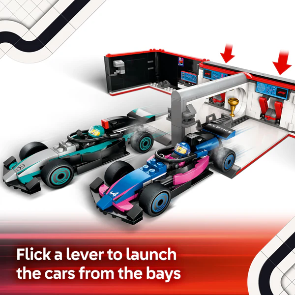 LEGO 60444 City F1 Garage & Mercedes-AMG & Alpine Cars - Image 7