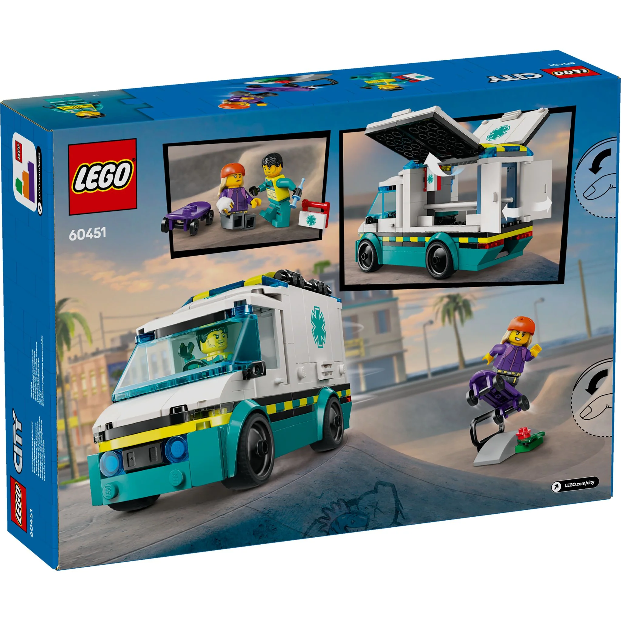 LEGO 60451 City Emergency Ambulance - Image 10