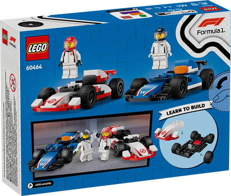 LEGO 60464 City F1 Williams Racing & Haas F1 Race Cars - Image 10