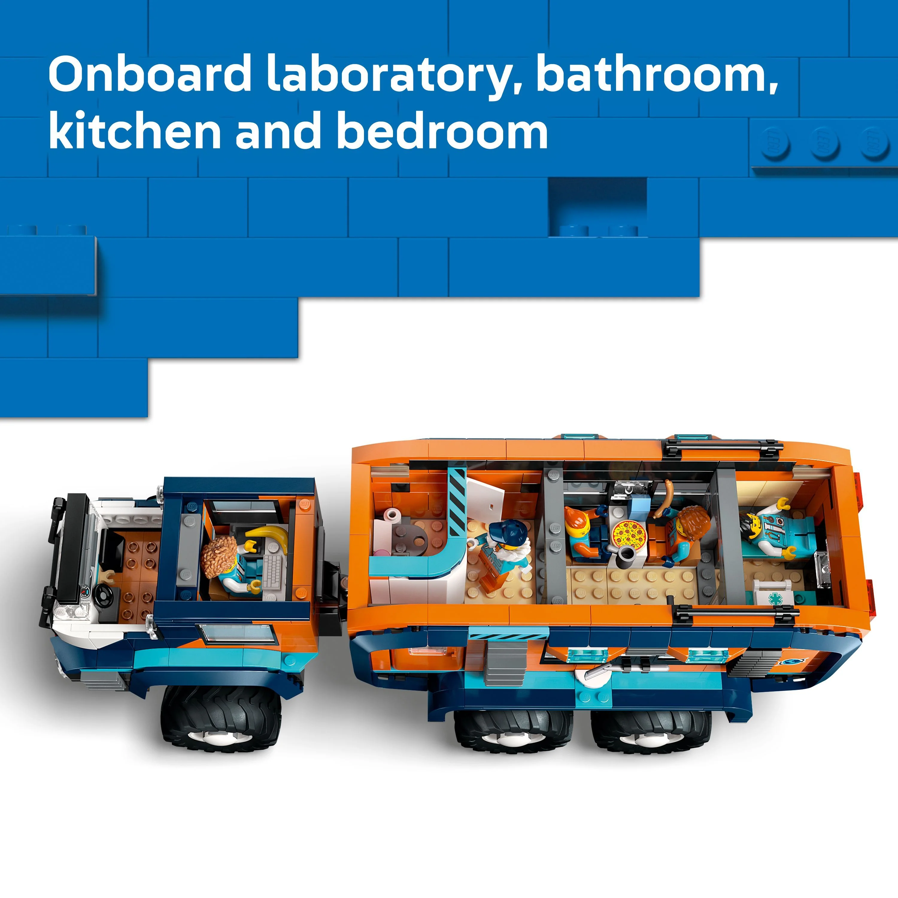 LEGO 60471 City Arctic Explorer Science Lab Truck - Image 6