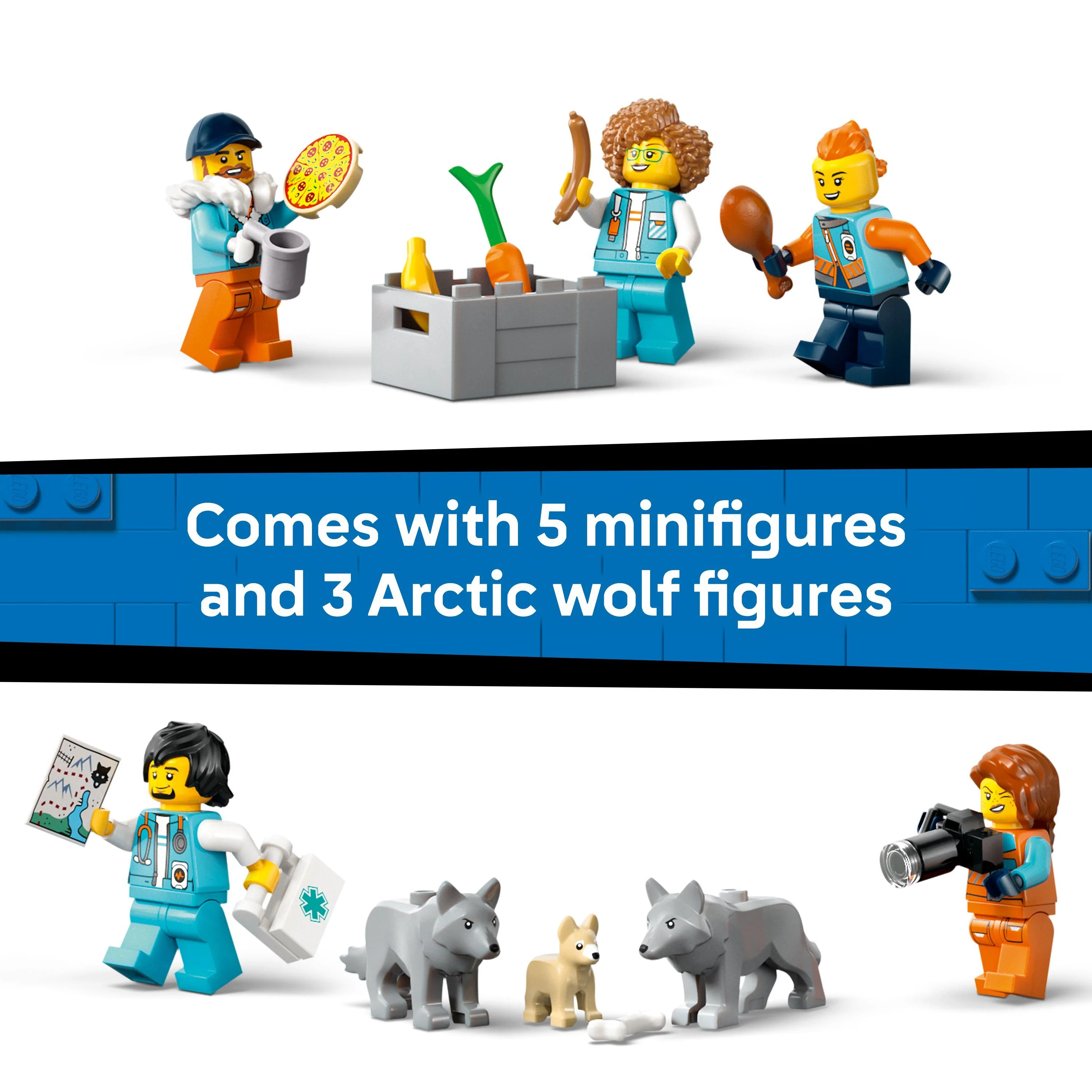 LEGO 60471 City Arctic Explorer Science Lab Truck - Image 8
