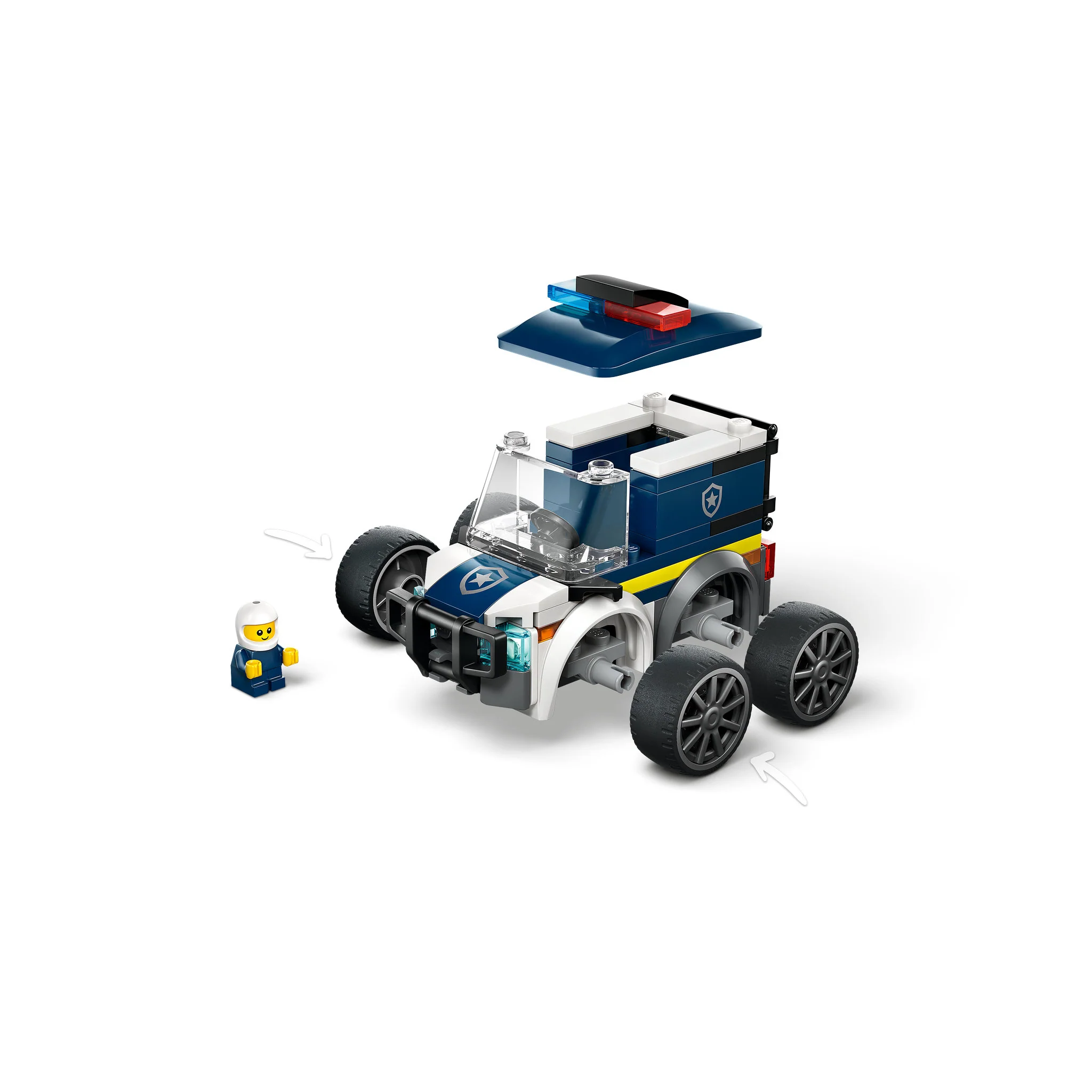 LEGO 60481 City Rides: Police Truck - Image 8