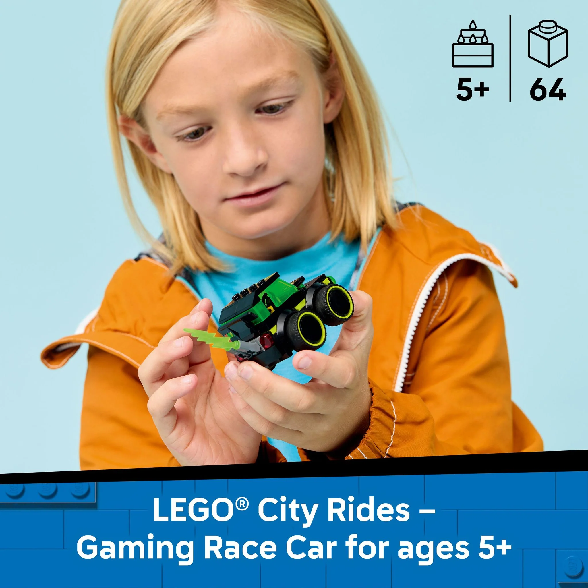 LEGO 60484 City Rides: Gaming Race Car - Image 4