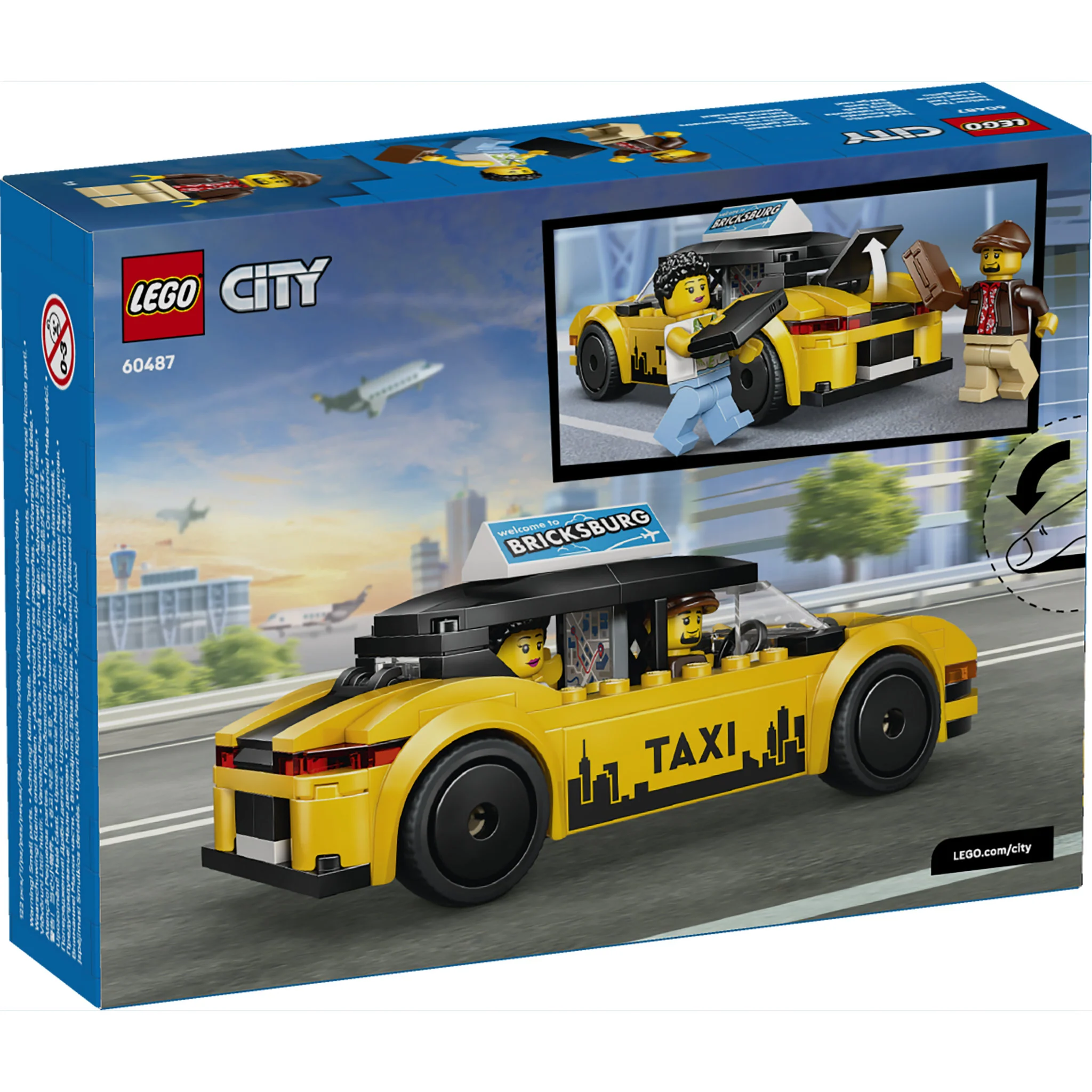 LEGO 60487 City Yellow Taxi - Image 10