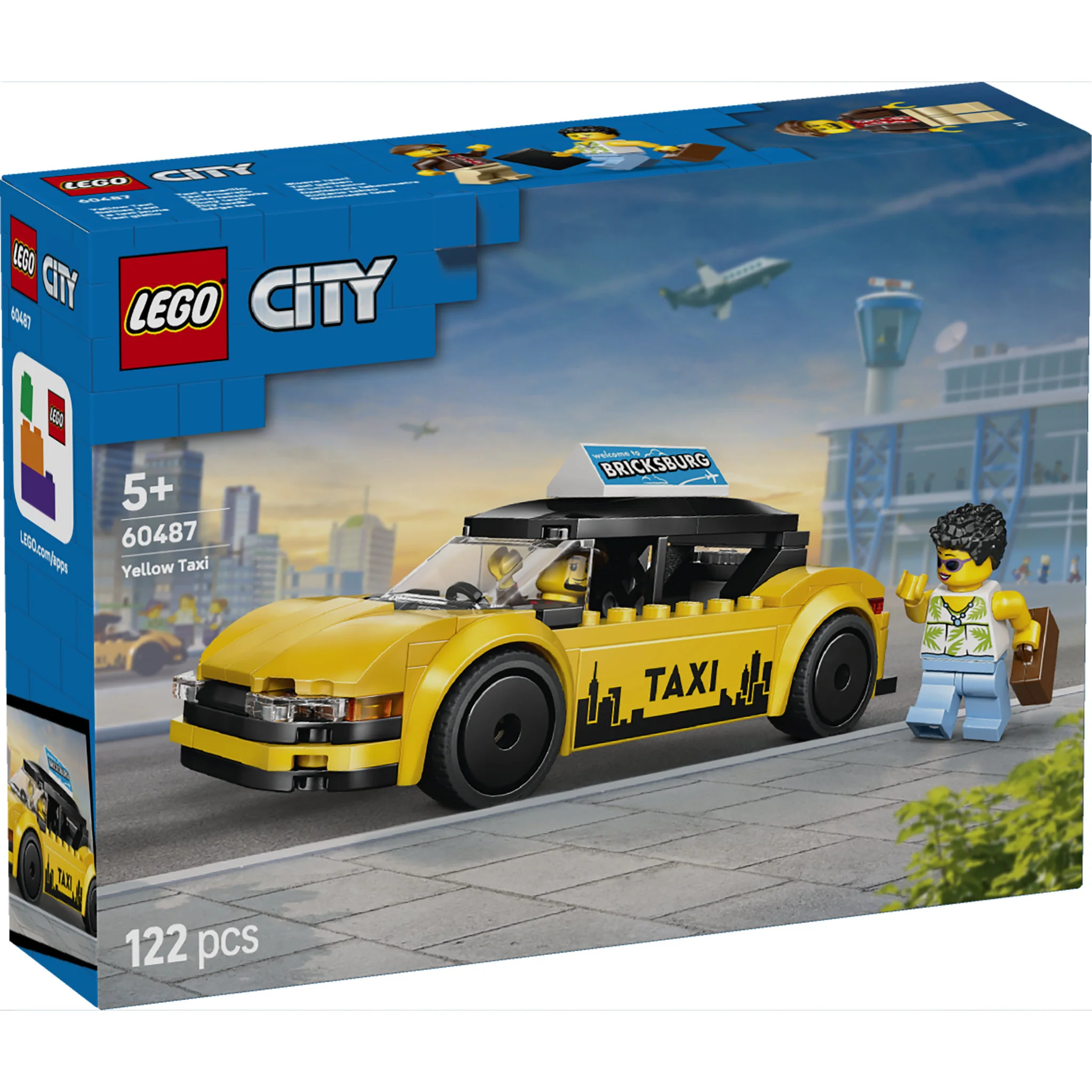 LEGO 60487 City Yellow Taxi - Image 2