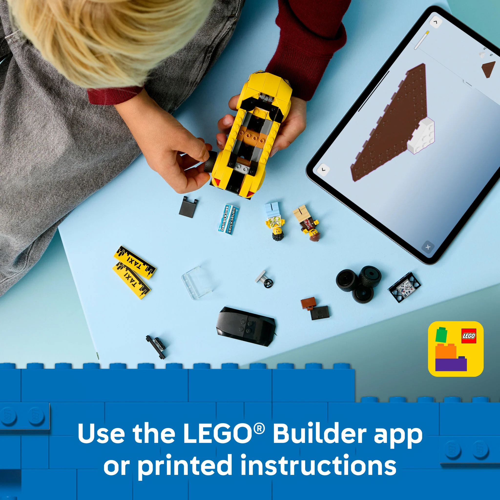 LEGO 60487 City Yellow Taxi - Image 7