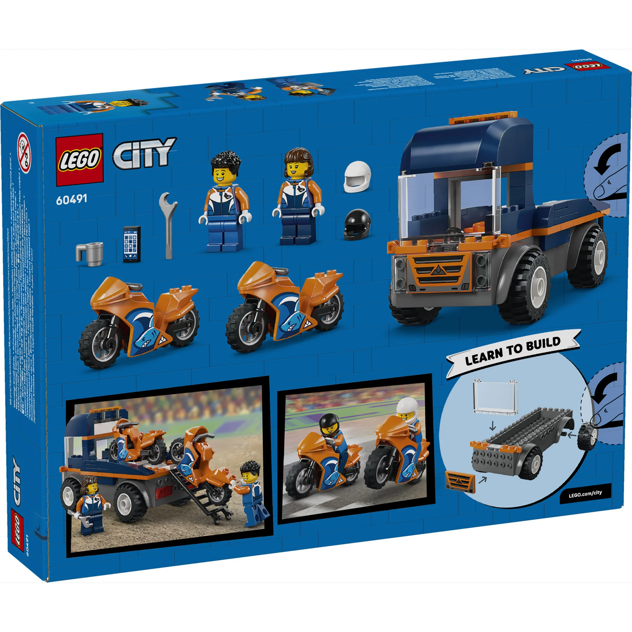LEGO 60491 City Motorcycle Transporter - Image 10