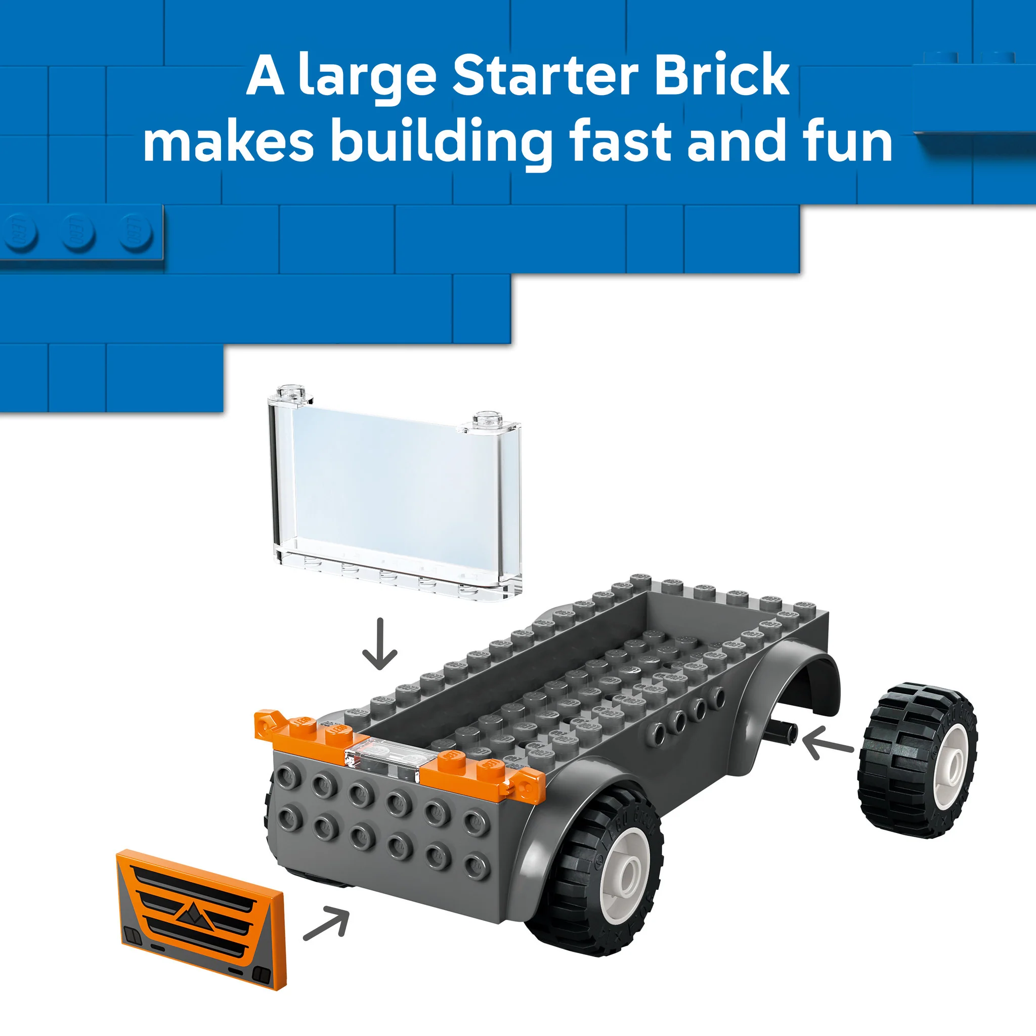 LEGO 60491 City Motorcycle Transporter - Image 5