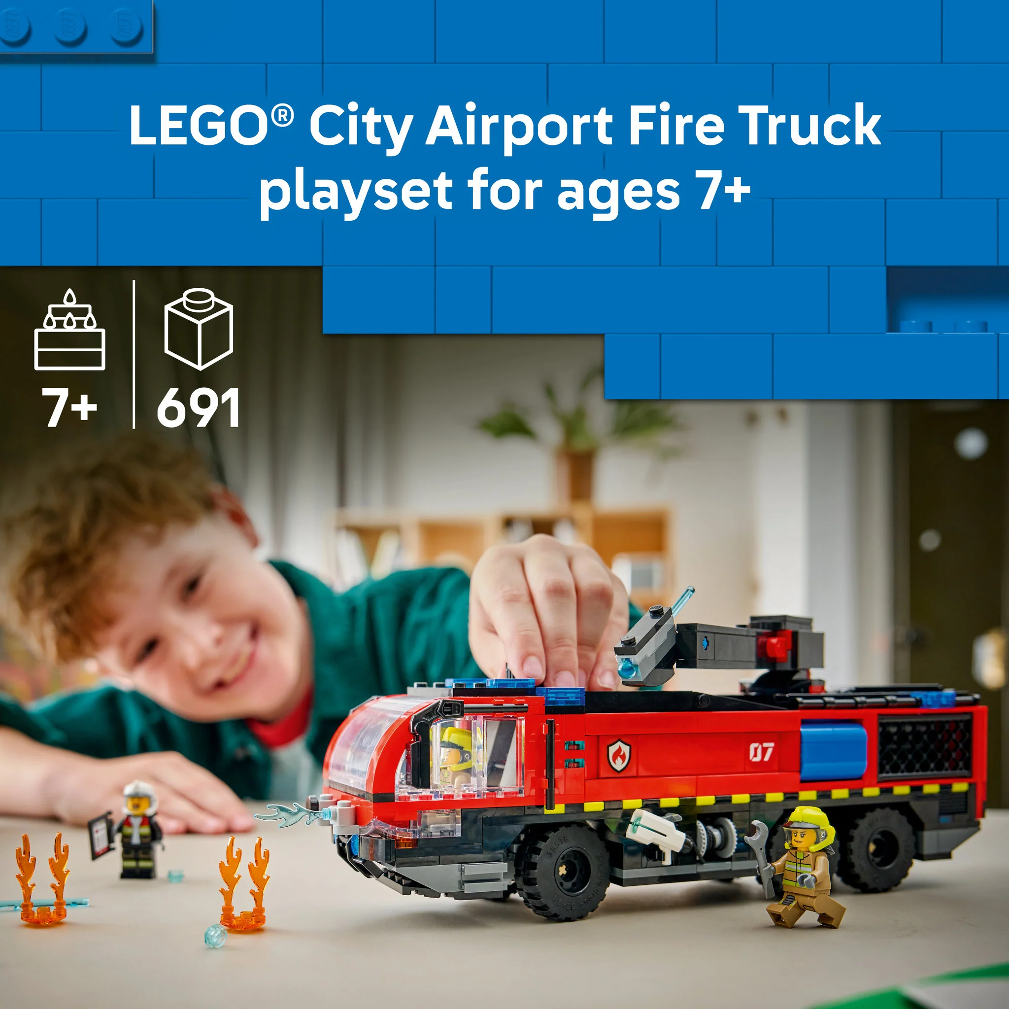 LEGO 60499 City Airport Fire Engine - Image 4