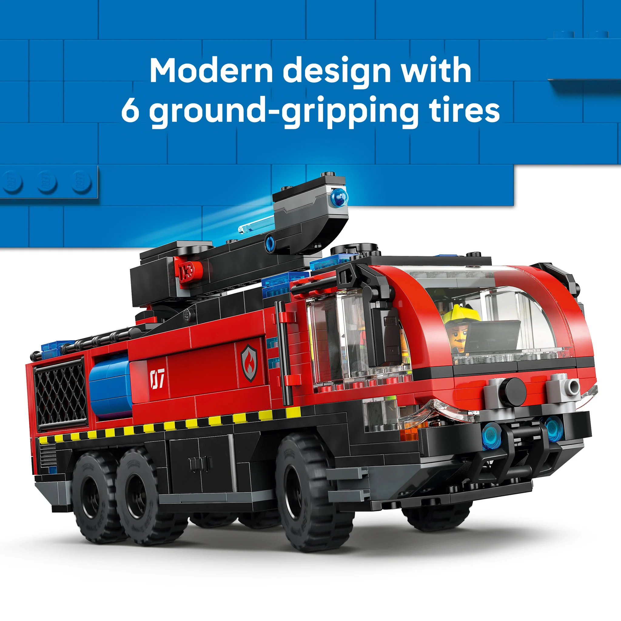LEGO 60499 City Airport Fire Engine - Image 5