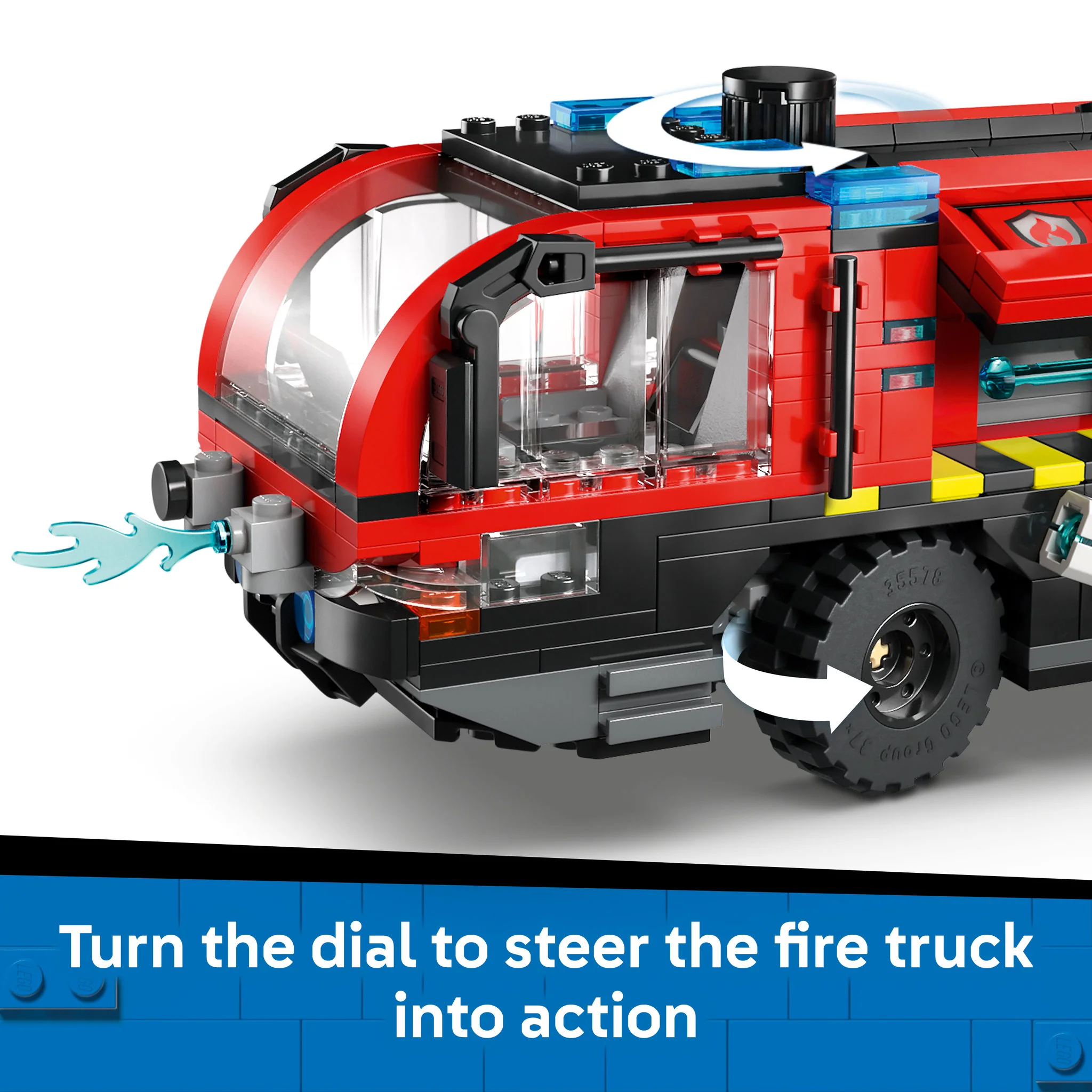 LEGO 60499 City Airport Fire Engine - Image 6