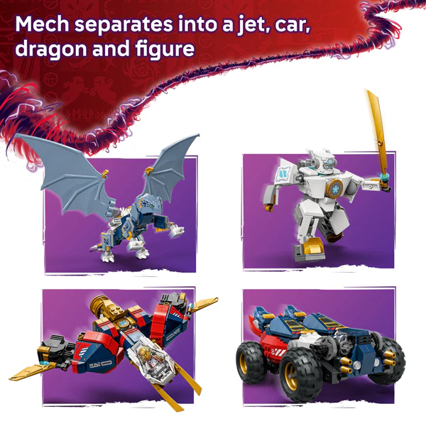 LEGO 71834 NINJAGO Zane's Ultra Combiner Mech - Image 6