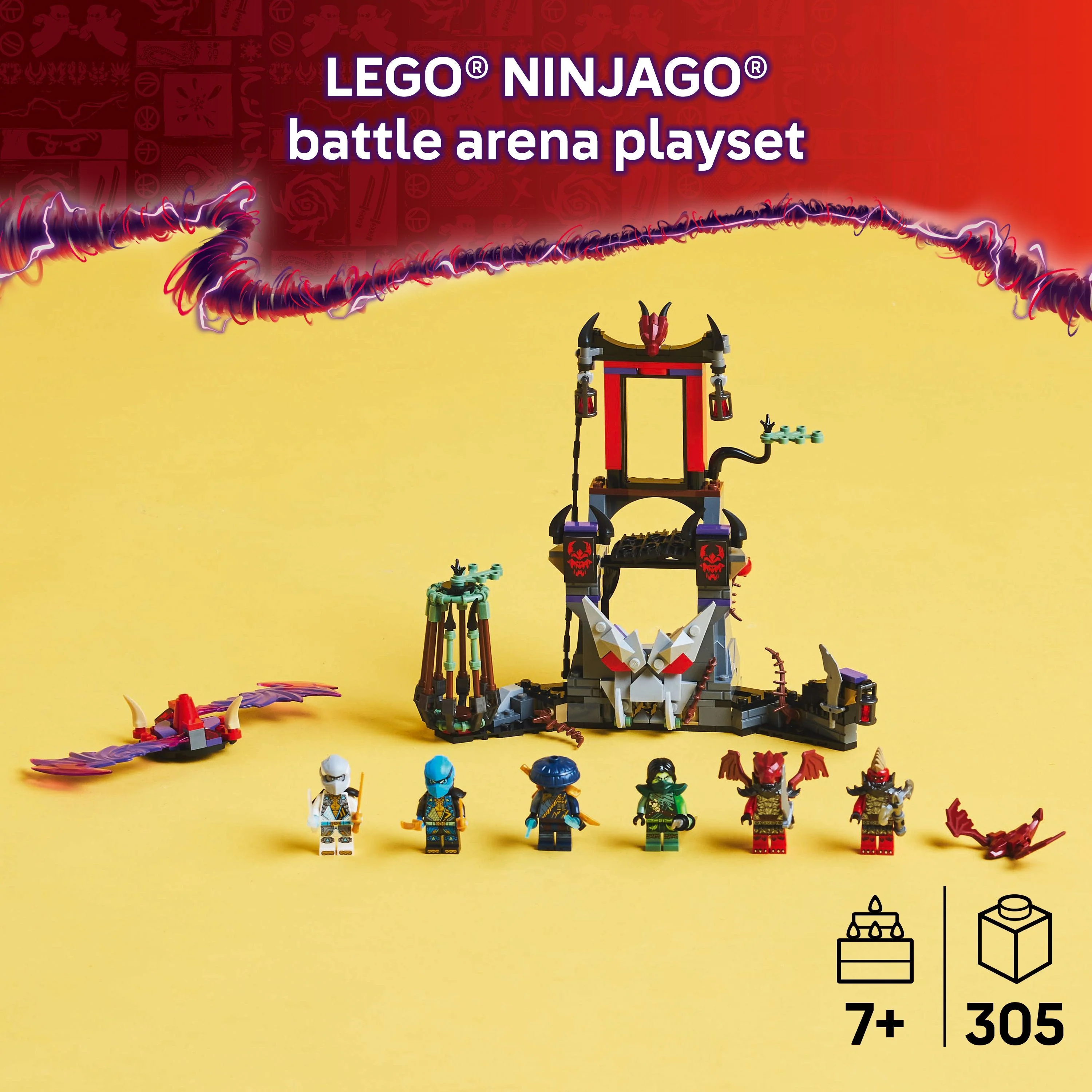 LEGO 71841 NINJAGO Dragonian Storm Village - Image 4