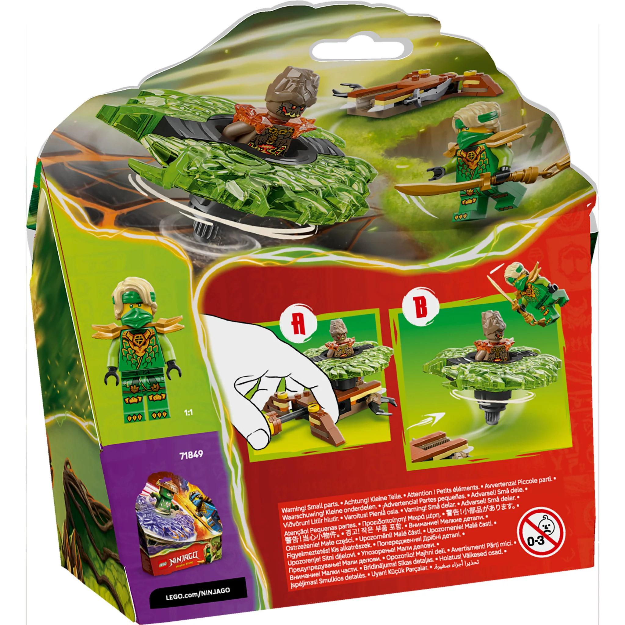 LEGO 71850 NINJAGO Lloyd vs. Earth Monster Spinner - Image 10