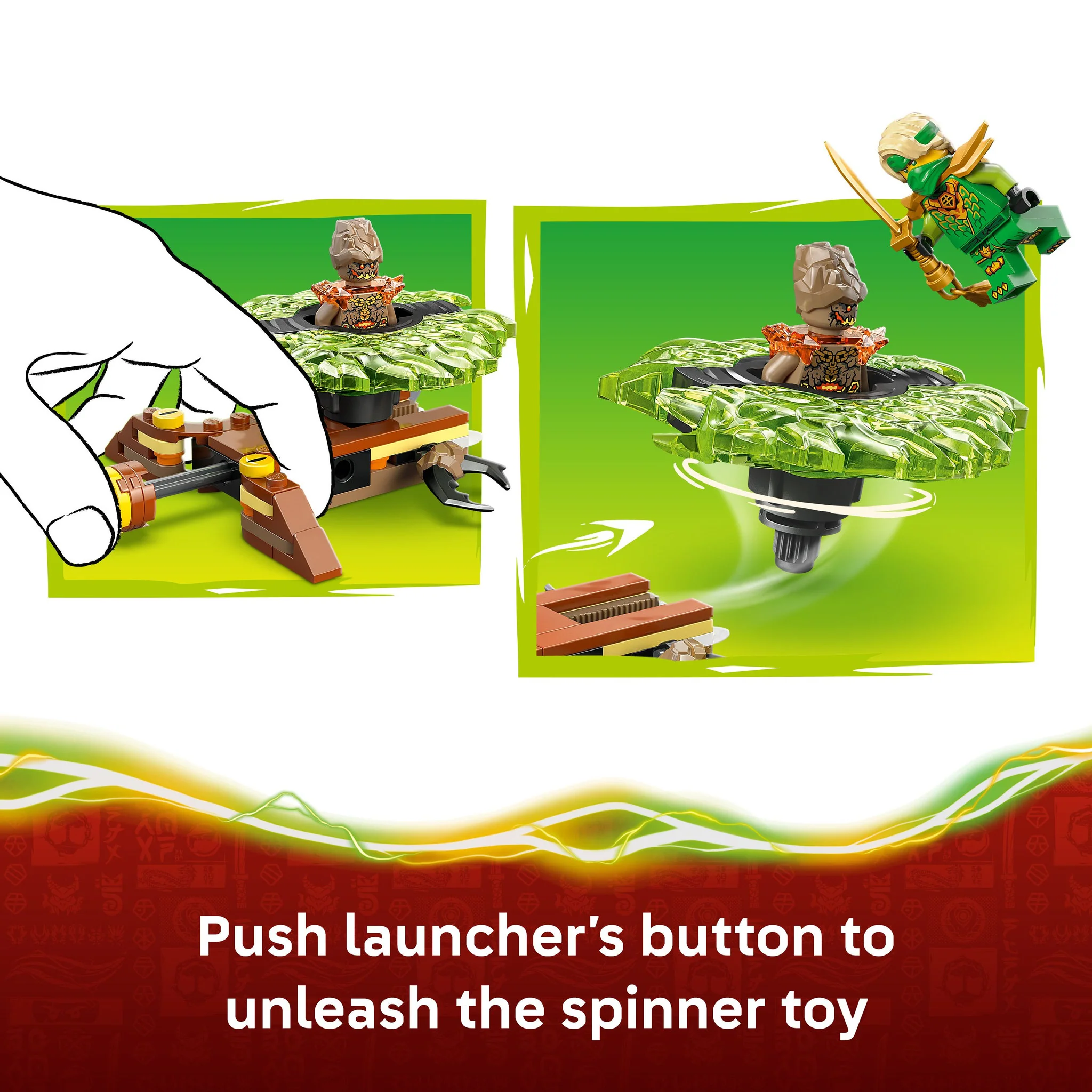 LEGO 71850 NINJAGO Lloyd vs. Earth Monster Spinner - Image 5