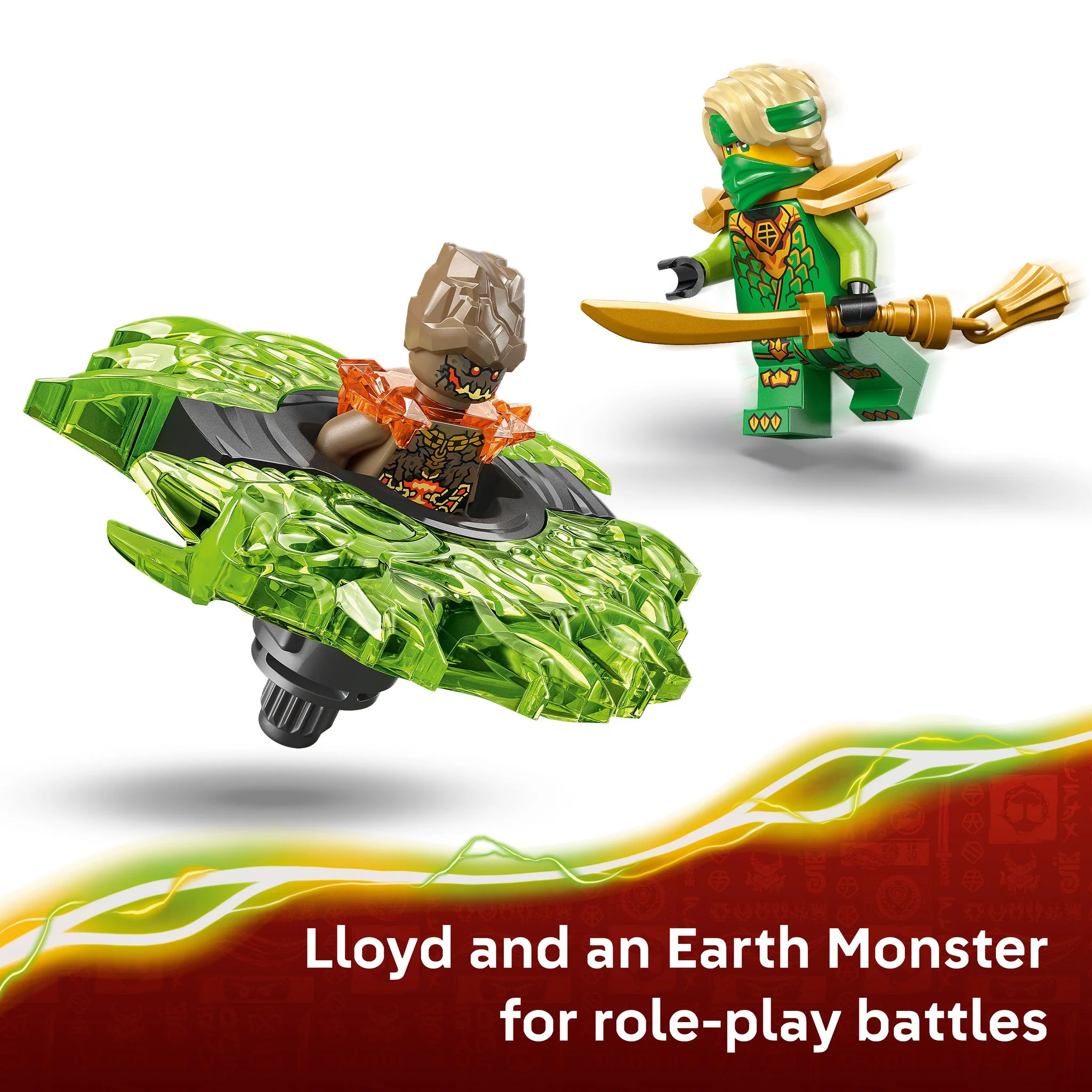 LEGO 71850 NINJAGO Lloyd vs. Earth Monster Spinner - Image 7