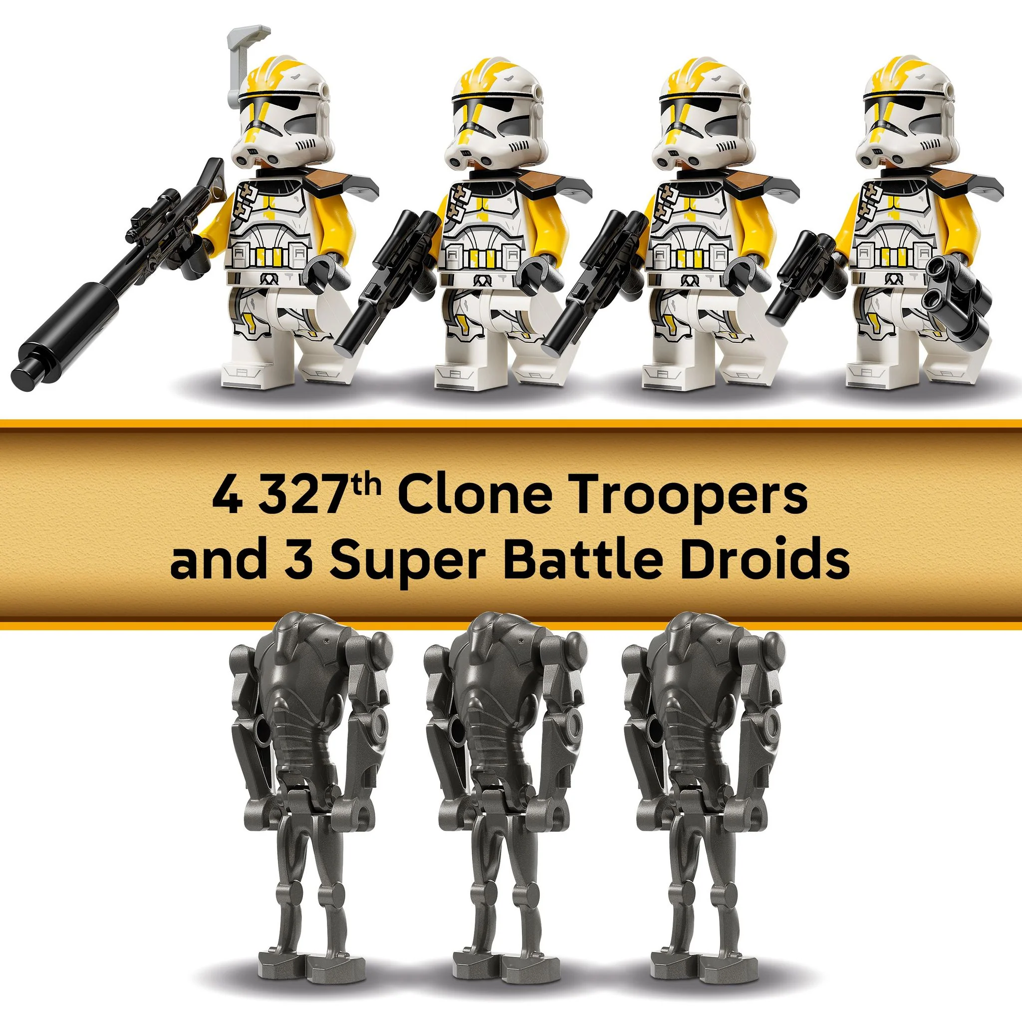 LEGO 75431 Star Wars 327th Star Corps Clone Troopers Battle Pack - Image 7