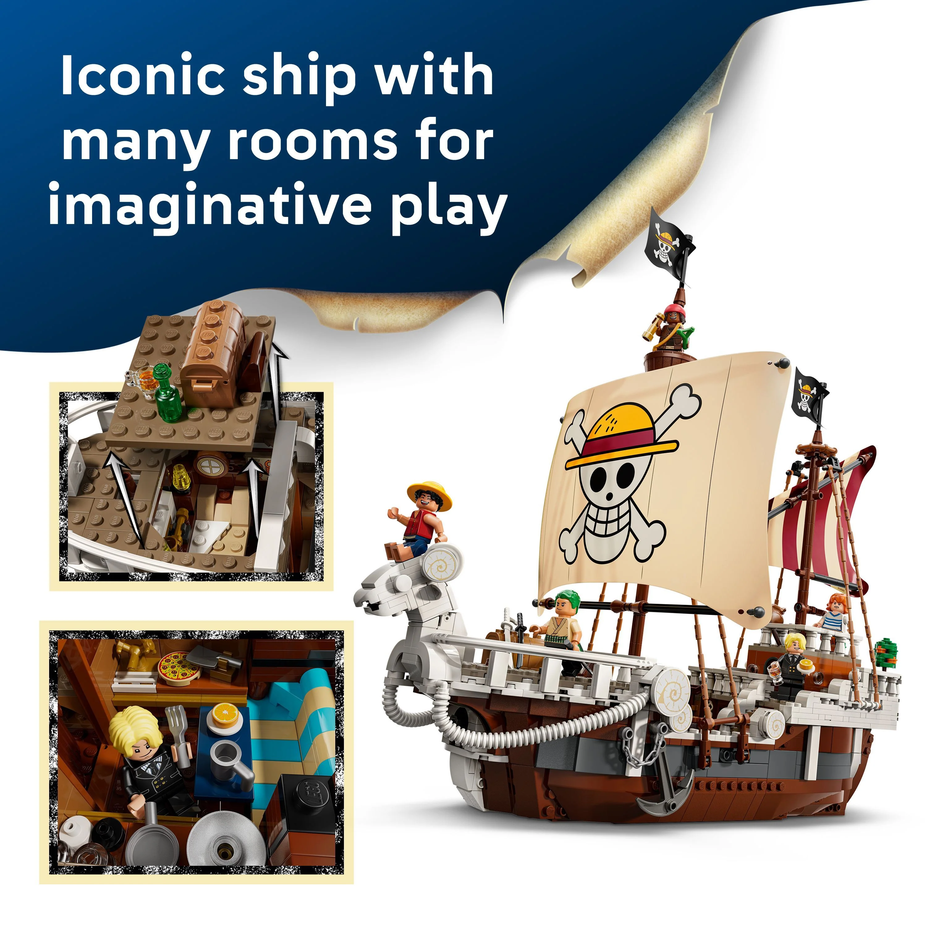 LEGO 75639 ONE PIECE The Going Merry Pirate Ship - Image 4