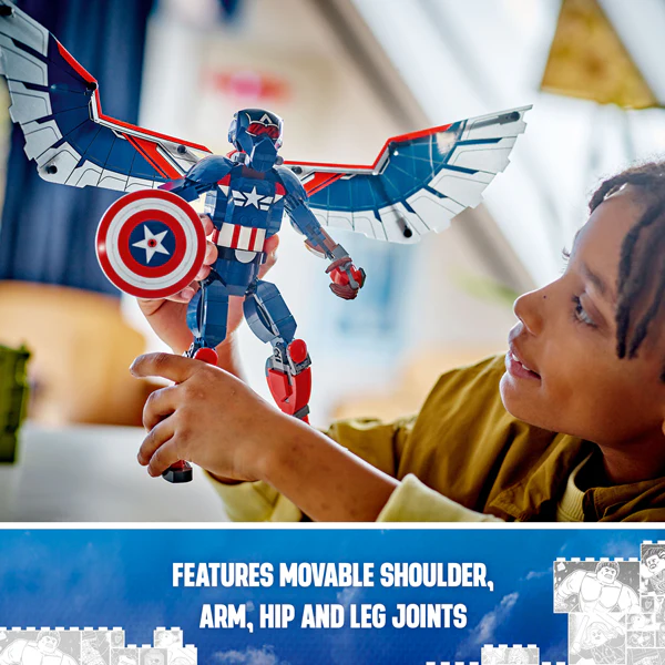 LEGO 76296 Super Heroes New Captain America Construction Figure - Image 4