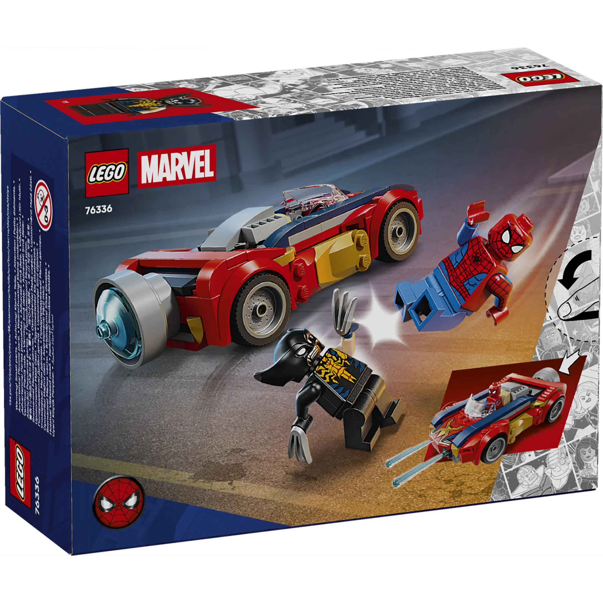 LEGO 76336 Marvel Super Heroes Spider-Man Car vs. Venomized Wolverine - Image 10