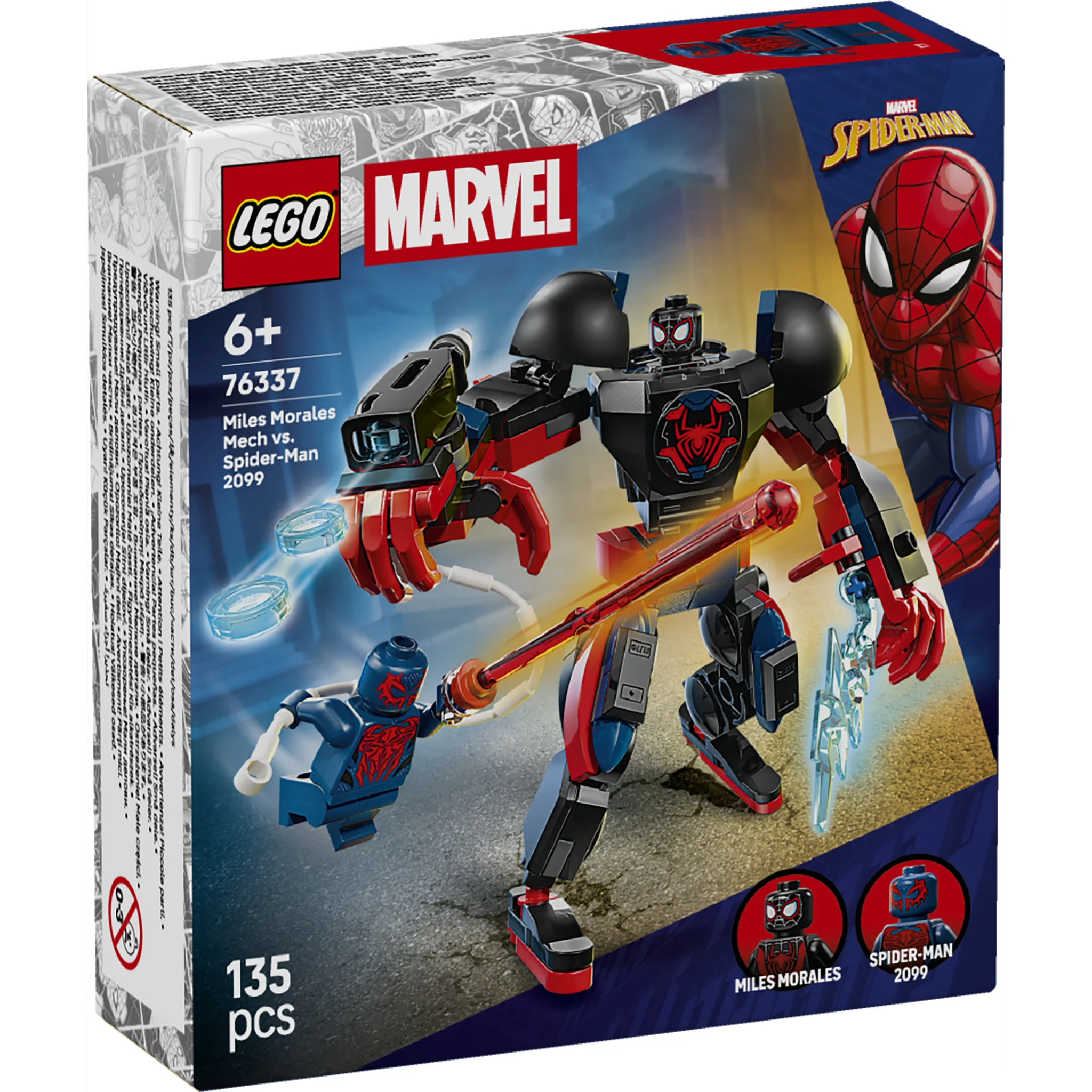LEGO 76337 Marvel Super Heroes Miles Morales Mech vs. Spider-Man 2099 - Image 2