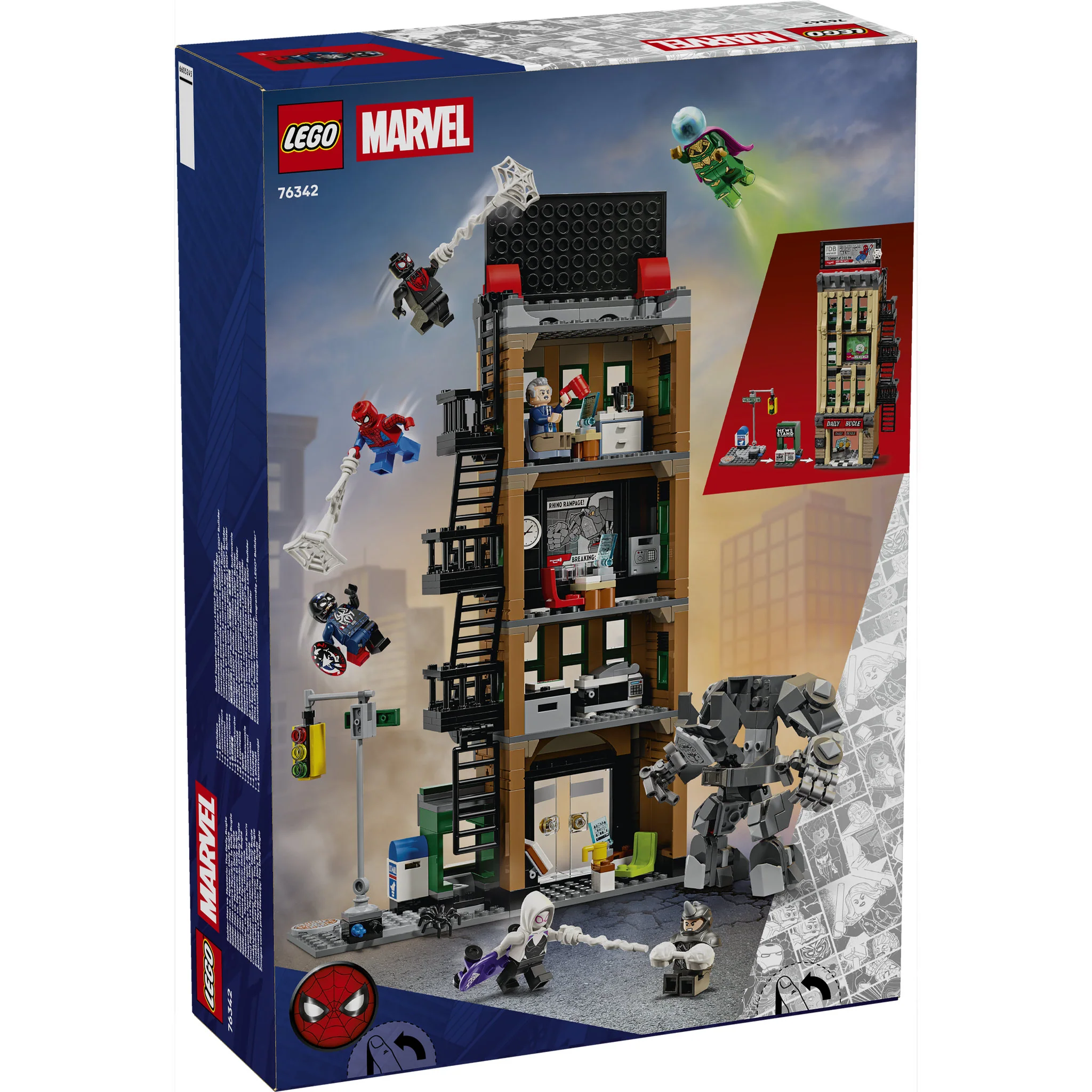 LEGO 76342 Super Heroes Marvel Spider-Man vs. Mysterio: The Daily Bugle - Image 10