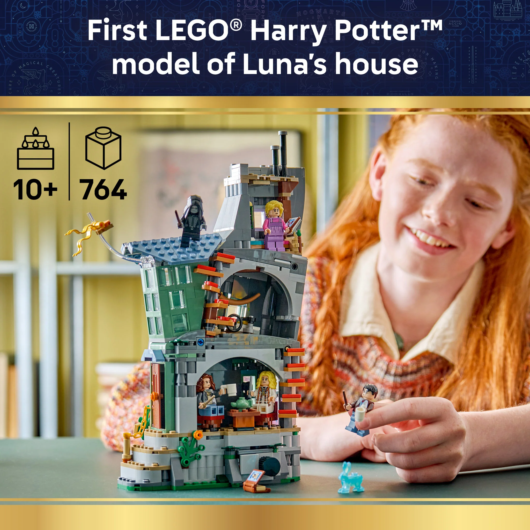 LEGO 76467 Harry Potter Luna Lovegood's House - Image 4