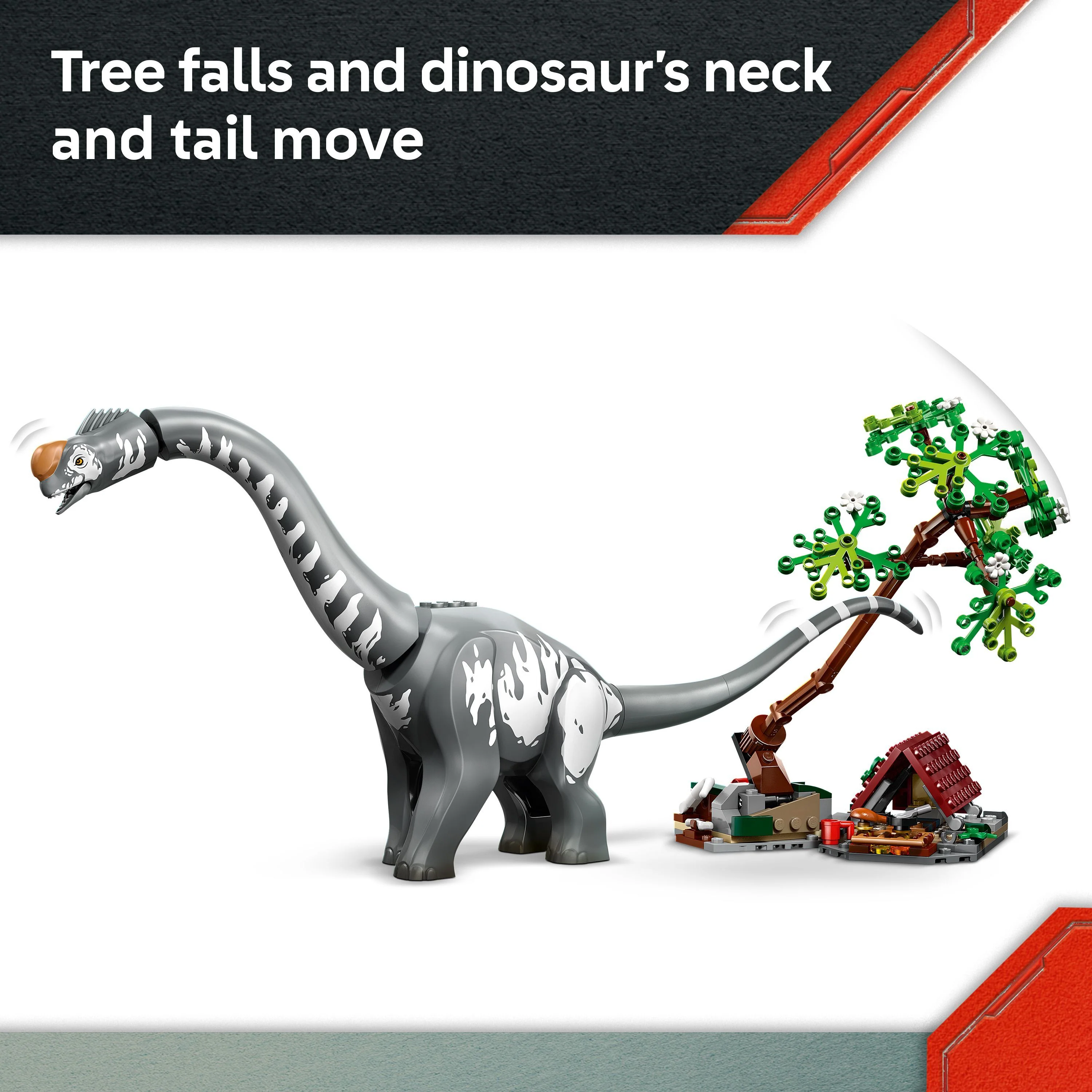 LEGO 76973 Jurassic World Raptor & Titanosaurus Tracking Mission - Image 6