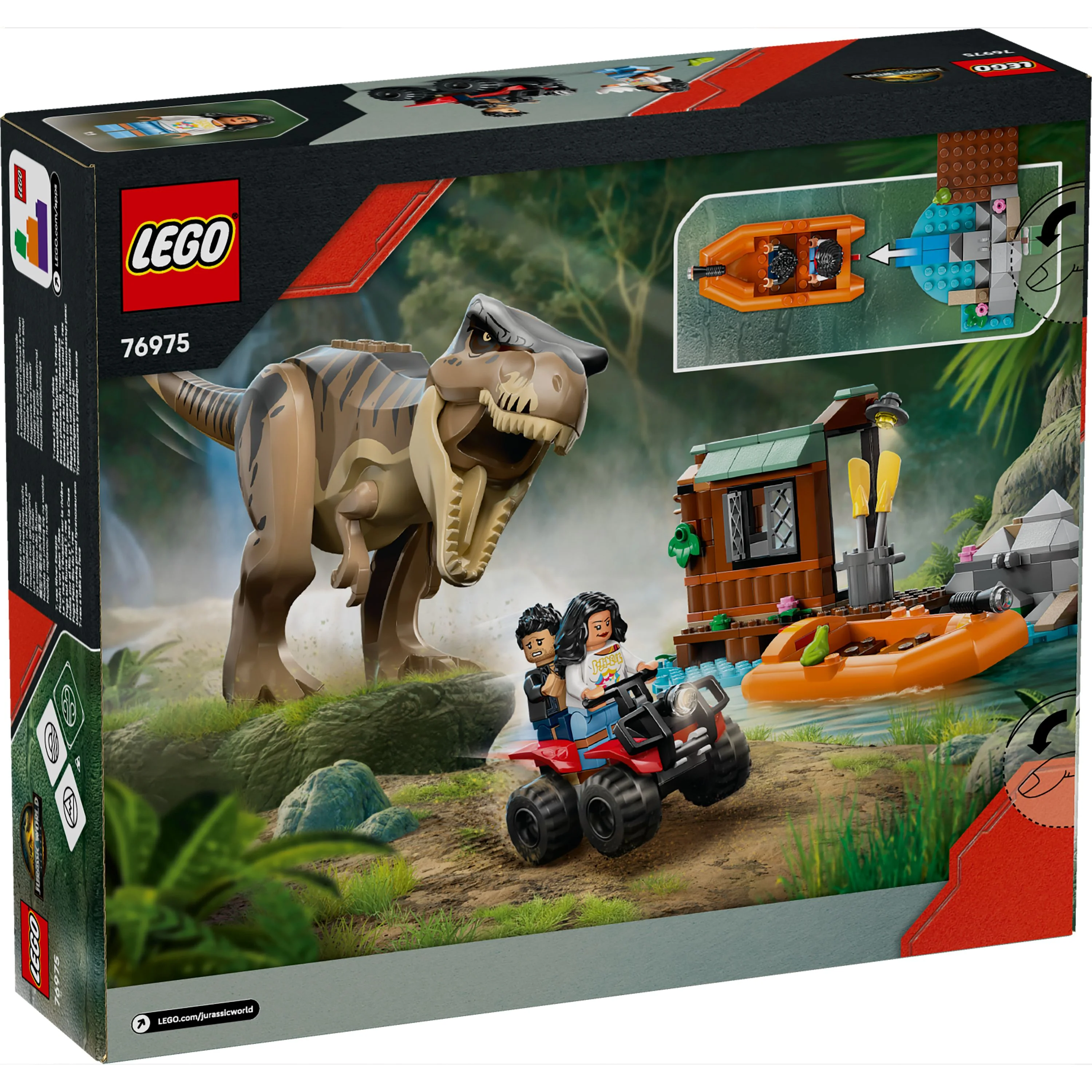 LEGO 76975 Jurassic World T. Rex River Escape - Image 10