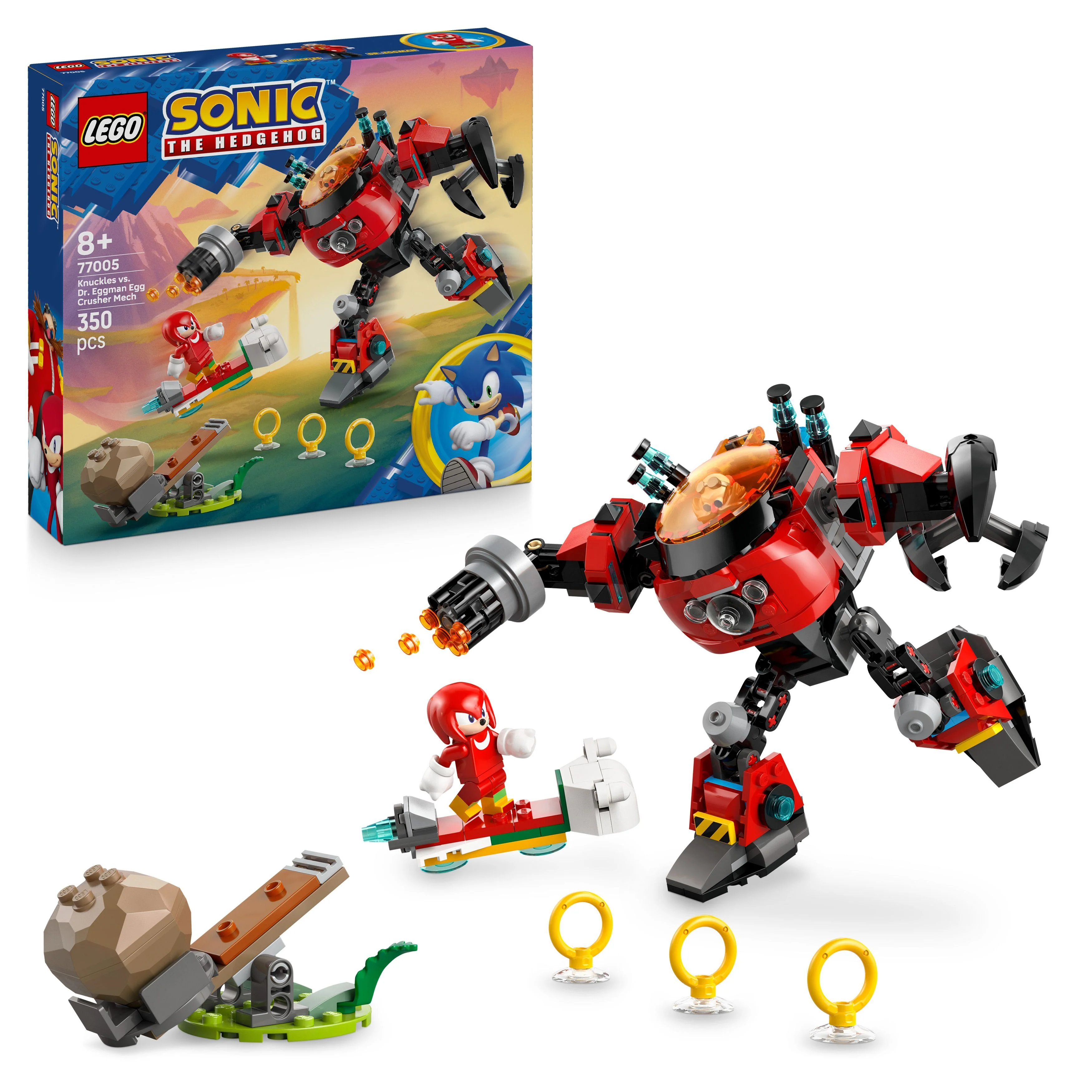 LEGO 77005 Sonic The Hedgehog Knuckles vs. Dr. Eggman Egg Crusher Mech