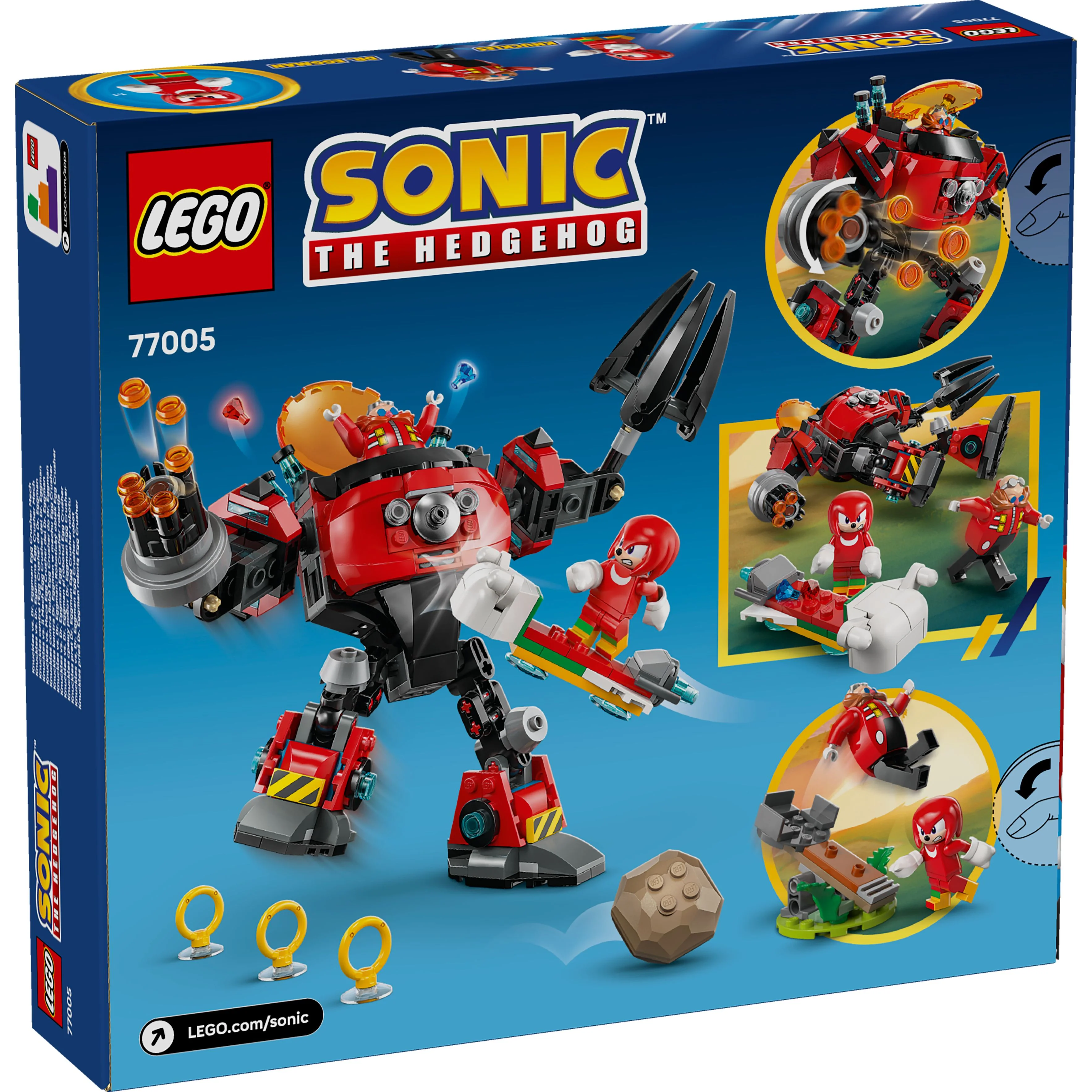 LEGO 77005 Sonic The Hedgehog Knuckles vs. Dr. Eggman Egg Crusher Mech - Image 10