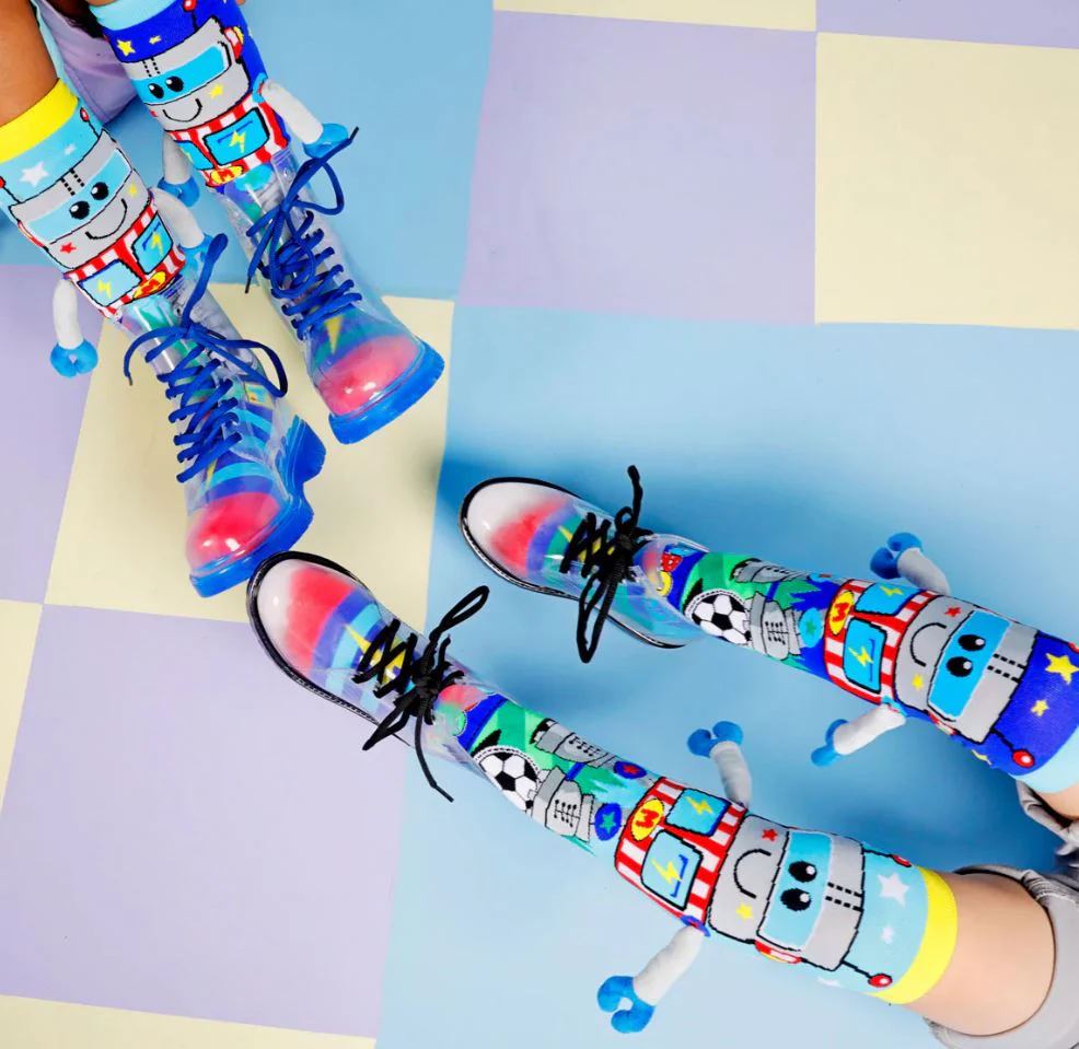 MADMIA Robot Toddler Socks - Image 4