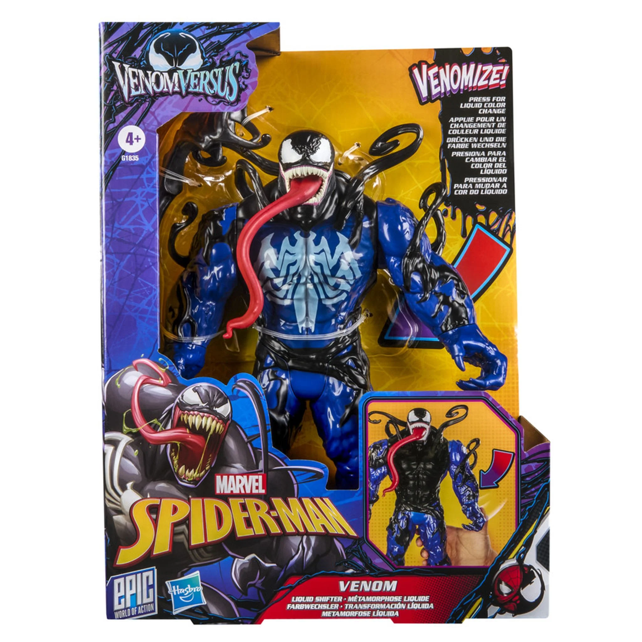 Marvel Spider-Man VenomVersus Venom Liquid Shifter Action Figure