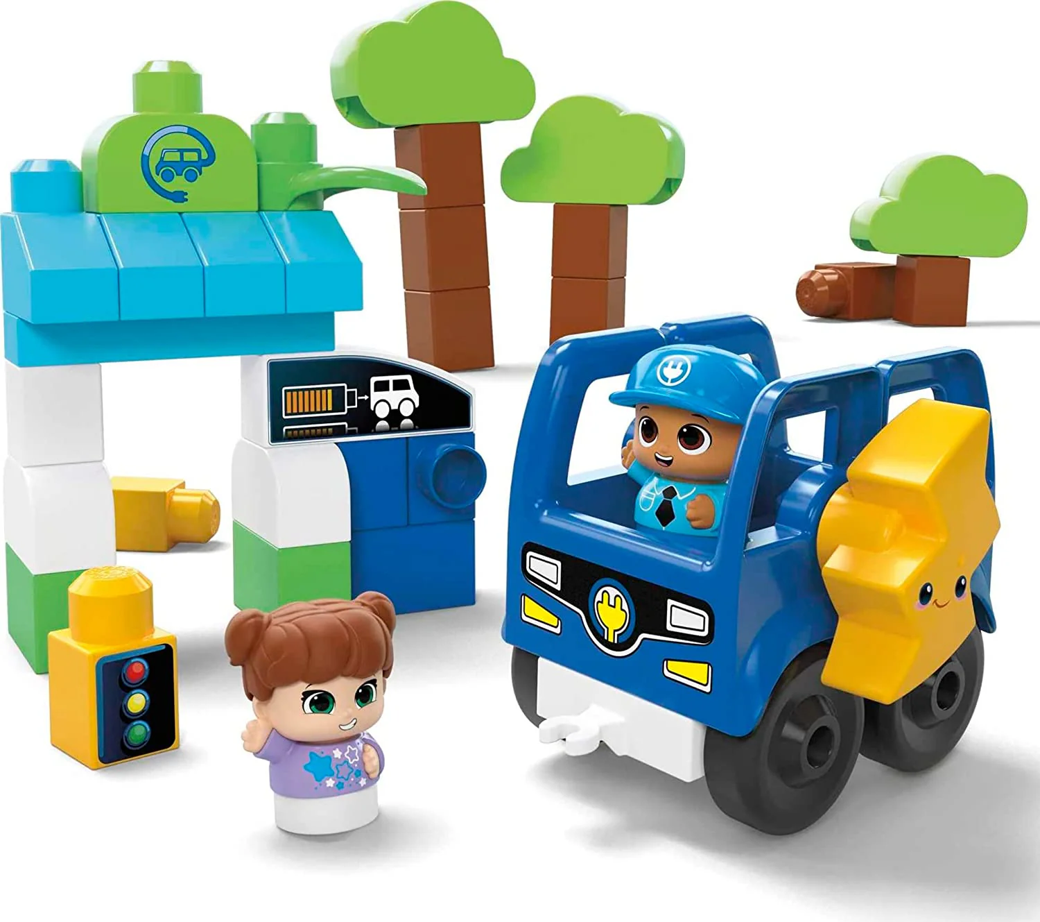 MEGA Bloks Green Town Charge And Go Bus - Image 2