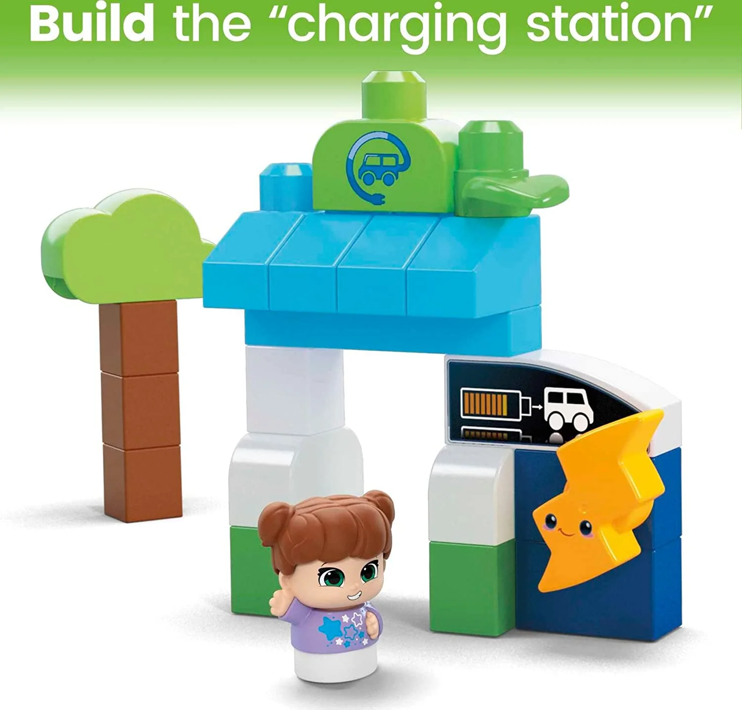 MEGA Bloks Green Town Charge And Go Bus - Image 5