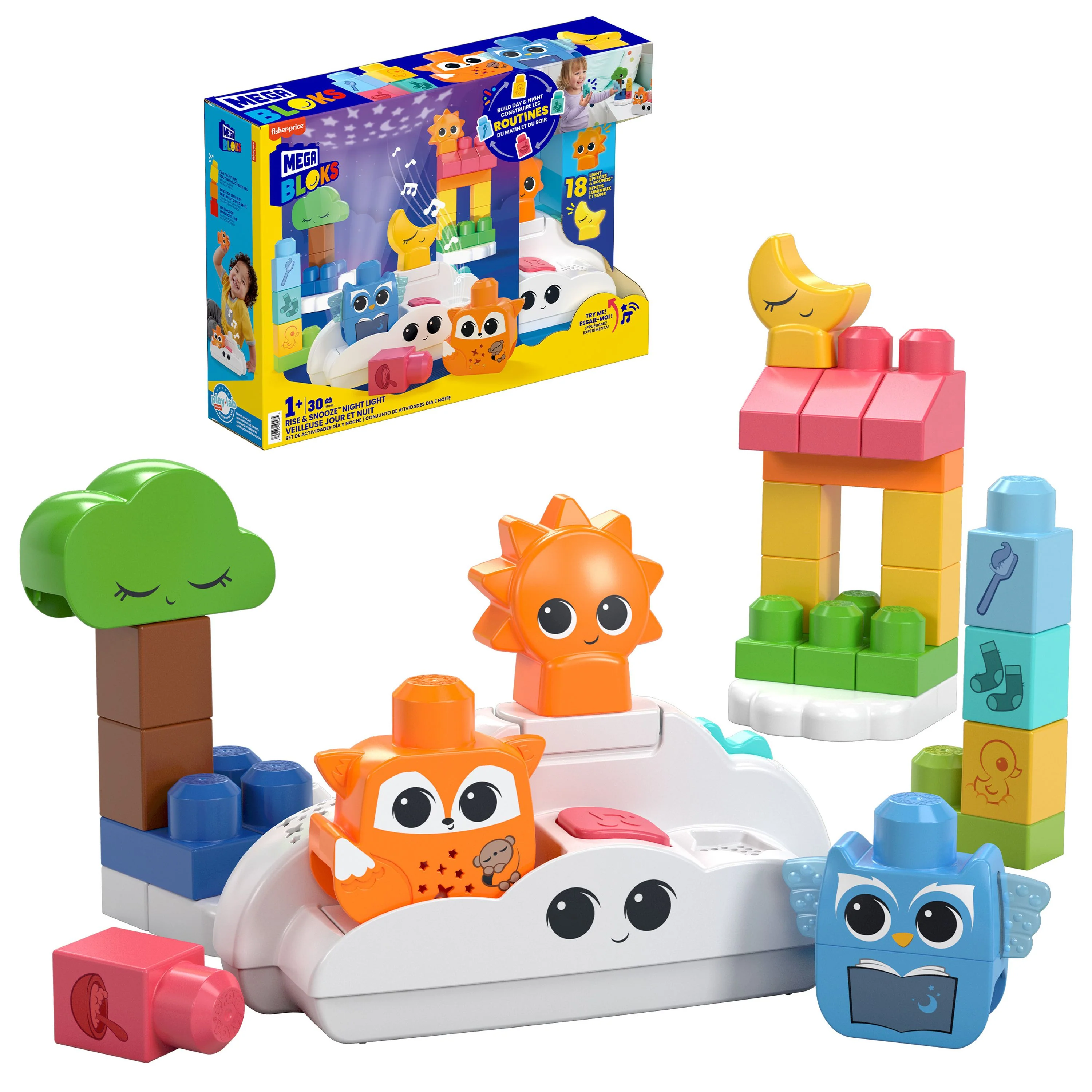 MEGA Bloks Rise & Snooze Night Light - Image 2