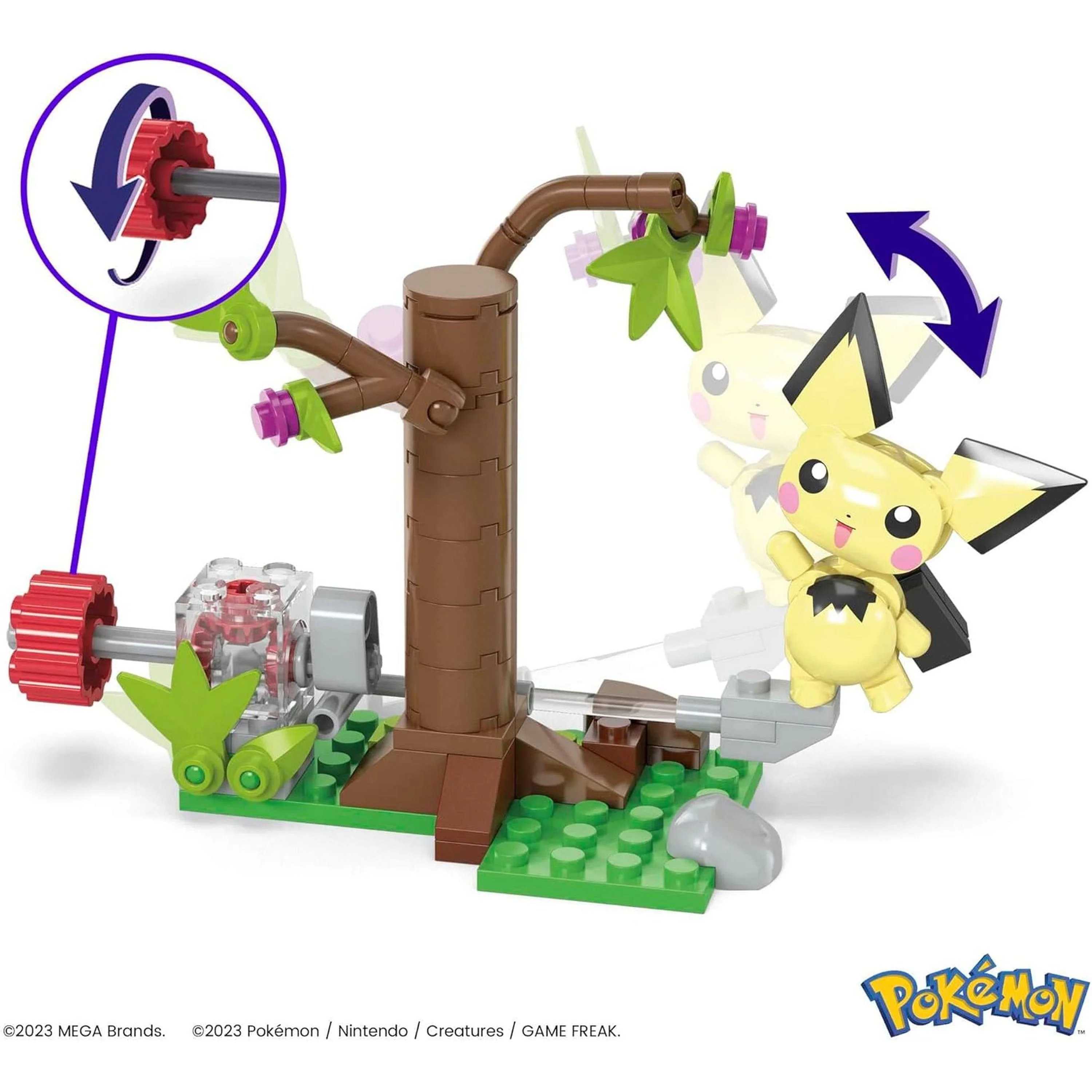 MEGA Construx Pokemon Pichu's Forest Forage - Image 3