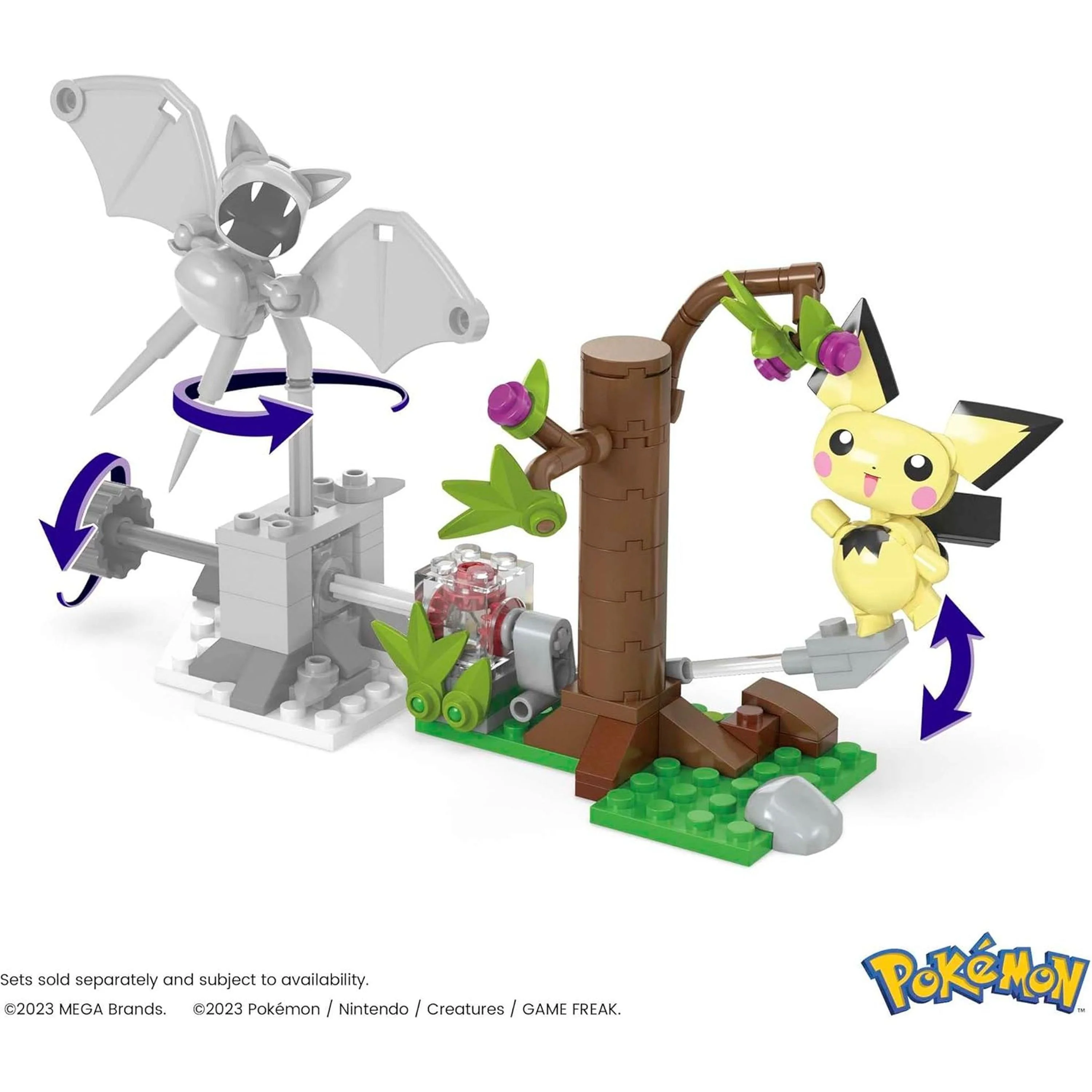MEGA Construx Pokemon Pichu's Forest Forage - Image 4