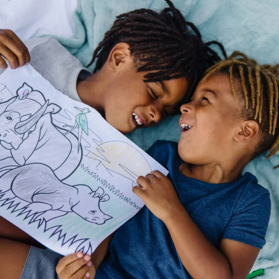 Melissa & Doug Jumbo Colouring Pad - Animal - Image 6